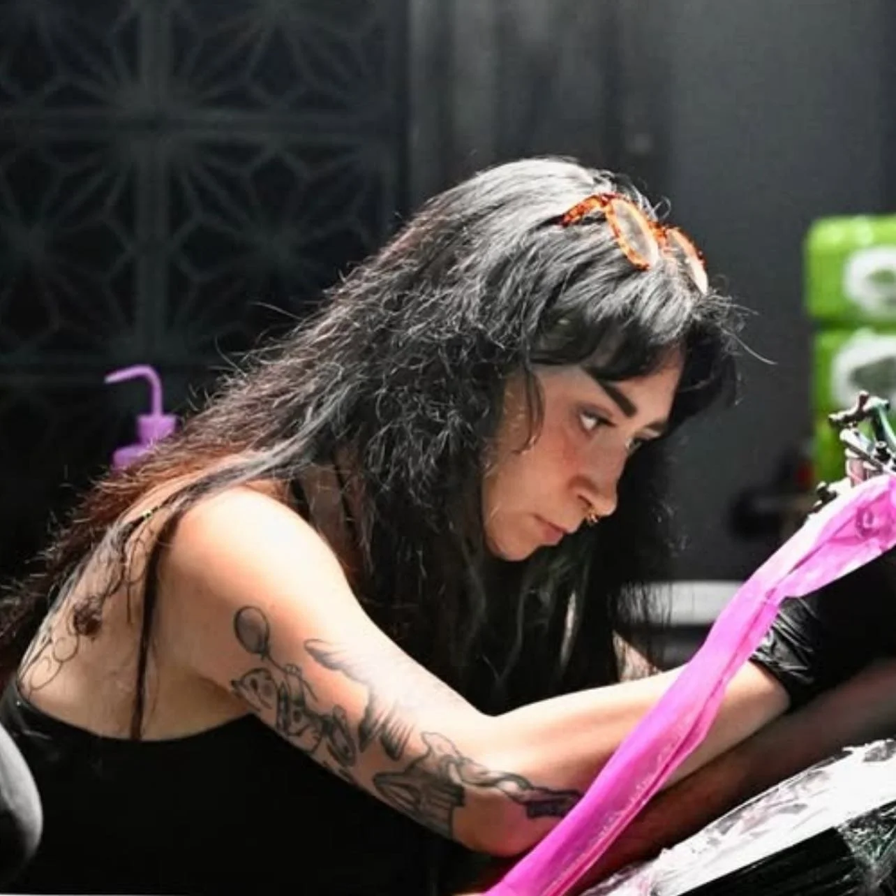 Let&rsquo;s wish @bunny.barf a happy birthday! 🍬🍡 
We are so excited to have you at The Alter! Crazy that just in a short time you&rsquo;ve progressed so much, we are so proud of your talent and we can wait to see the artist you become 🖤