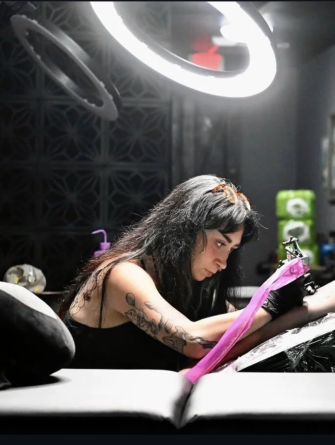 Anastasia specializes in neotraditional and traditional color style tattoos.