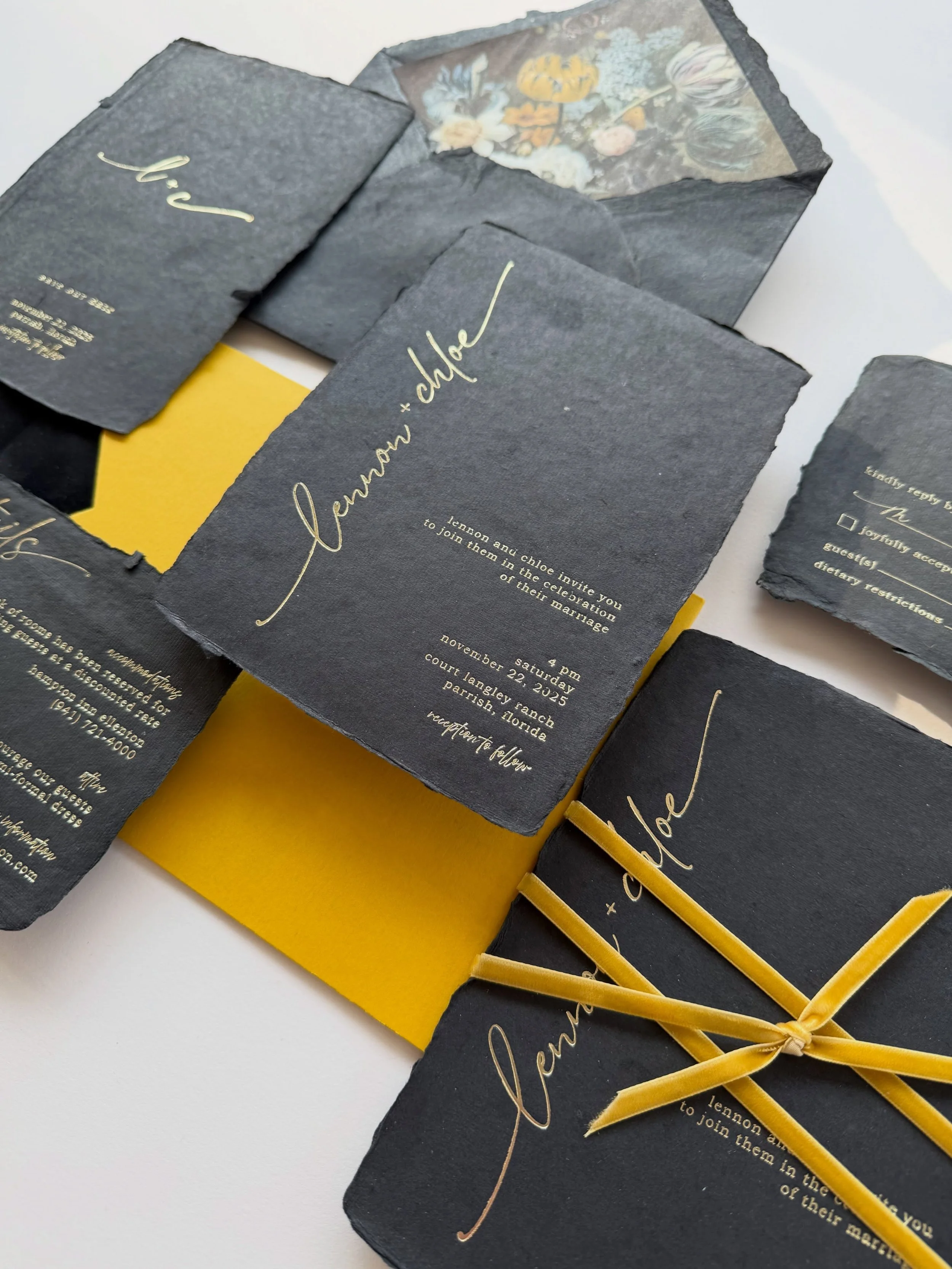 Did you know we have semi-custom invitation collections? ✨

A considered approach to wedding stationery, our semi-custom collections begin with thoughtfully designed pieces that are personalized with your event information. You choose your colors, en