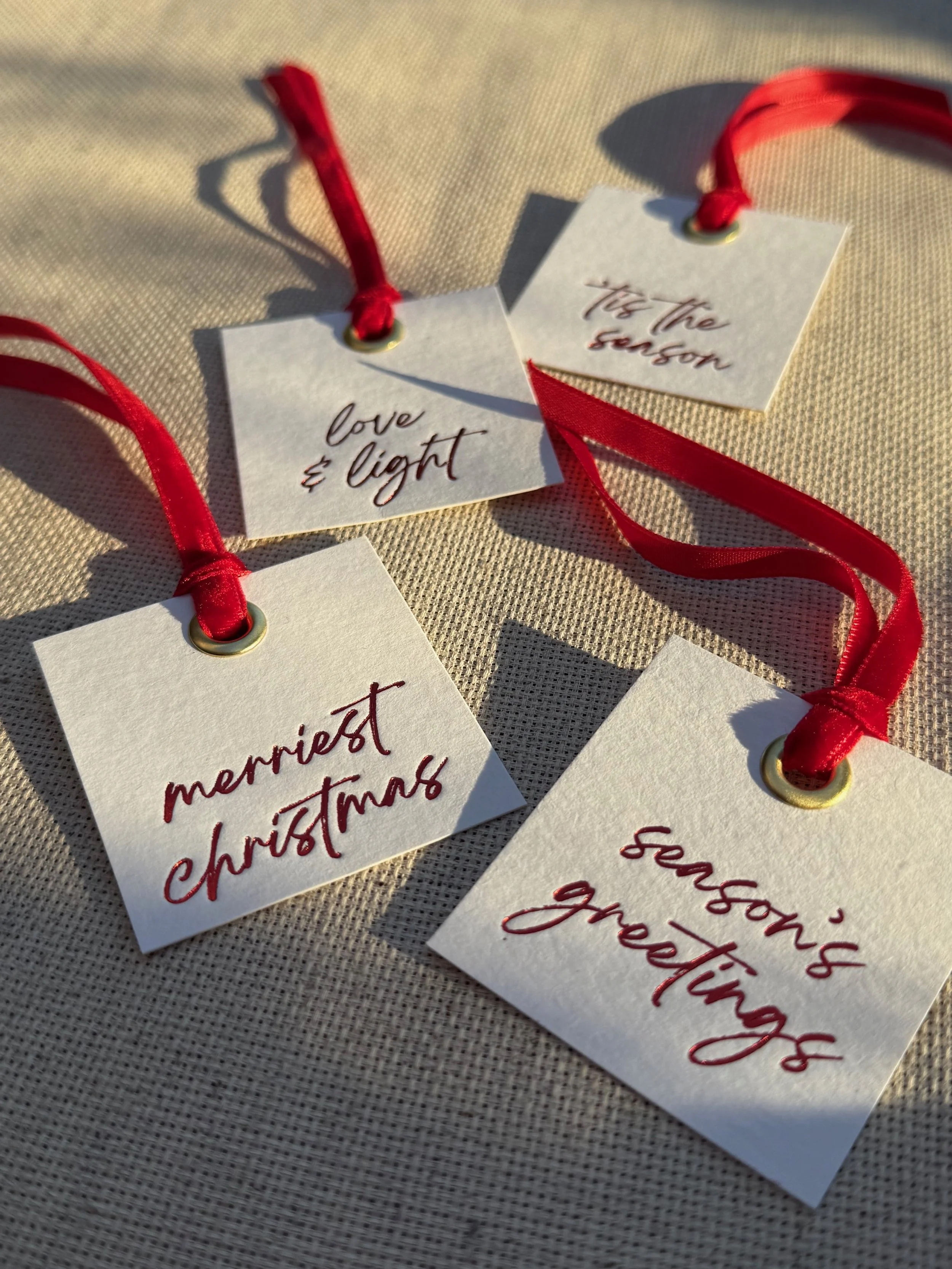 Holiday Gift Tags - Set of 12