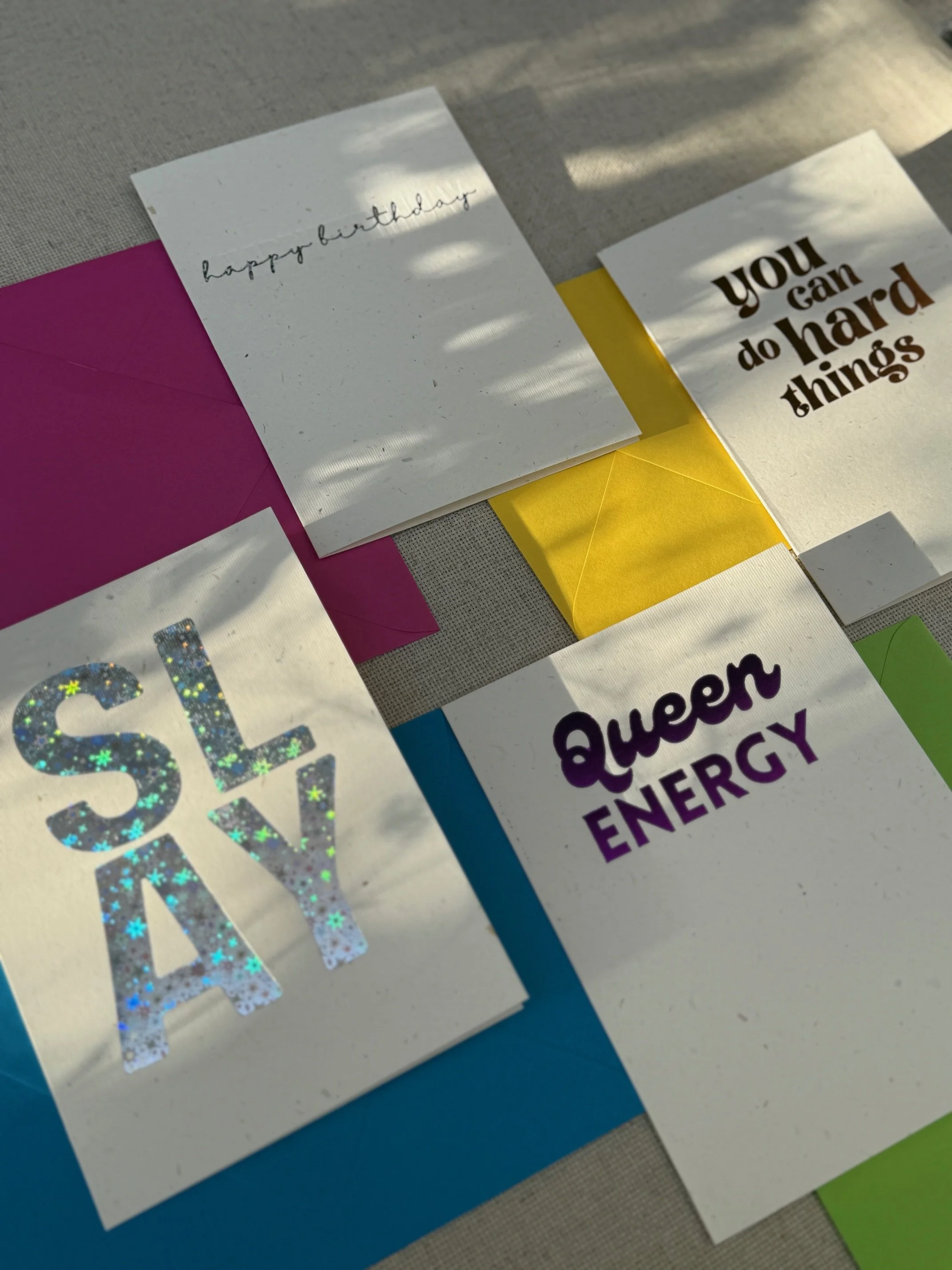 Celebration 5x7 Greeting Card Bundle — 4 pack