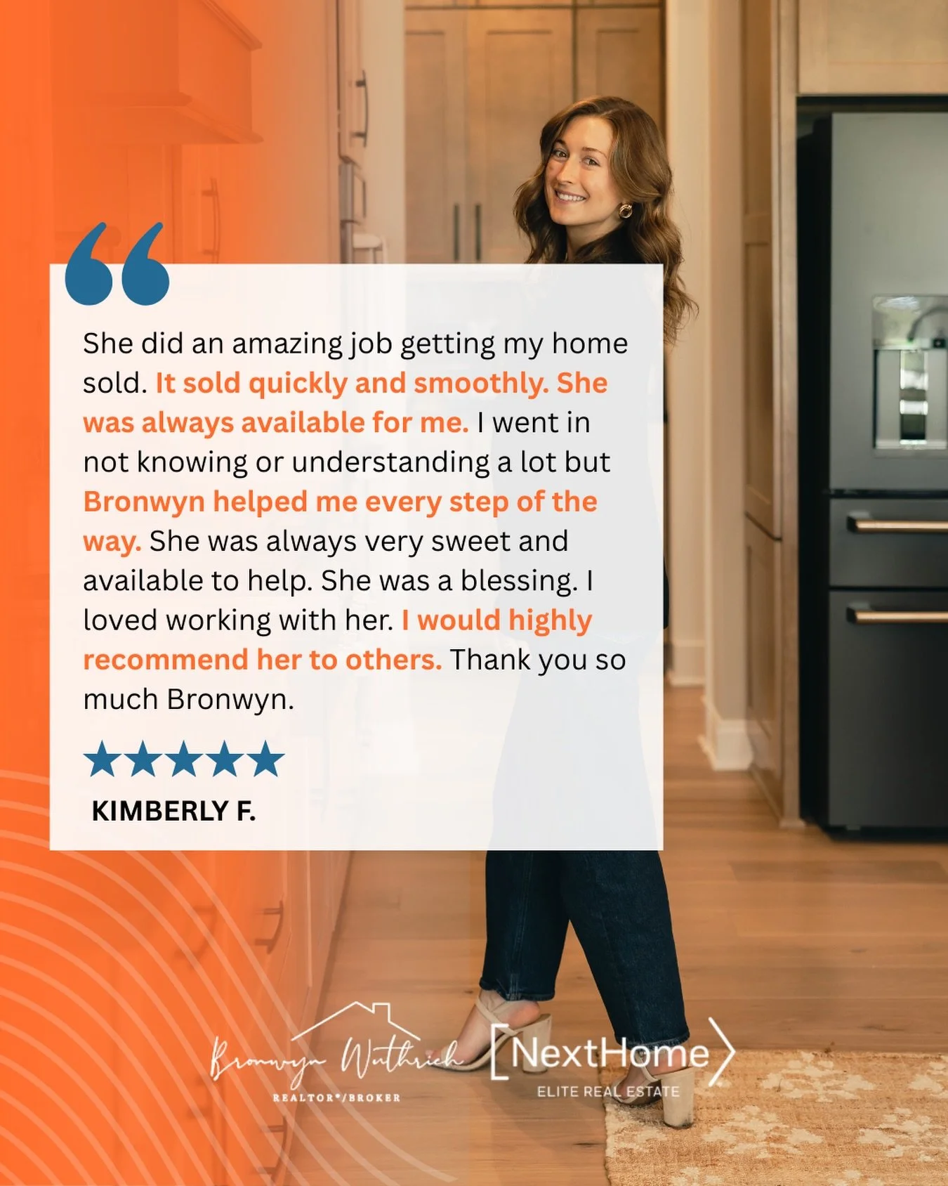 Testimonial Tuesday! ⭐️

Buying or selling a home can feel overwhelming, but it doesn&rsquo;t have to. I&rsquo;m so thankful for kind words like this and for the chance to walk alongside my clients through every step of the process. 🧡

If you&rsquo;
