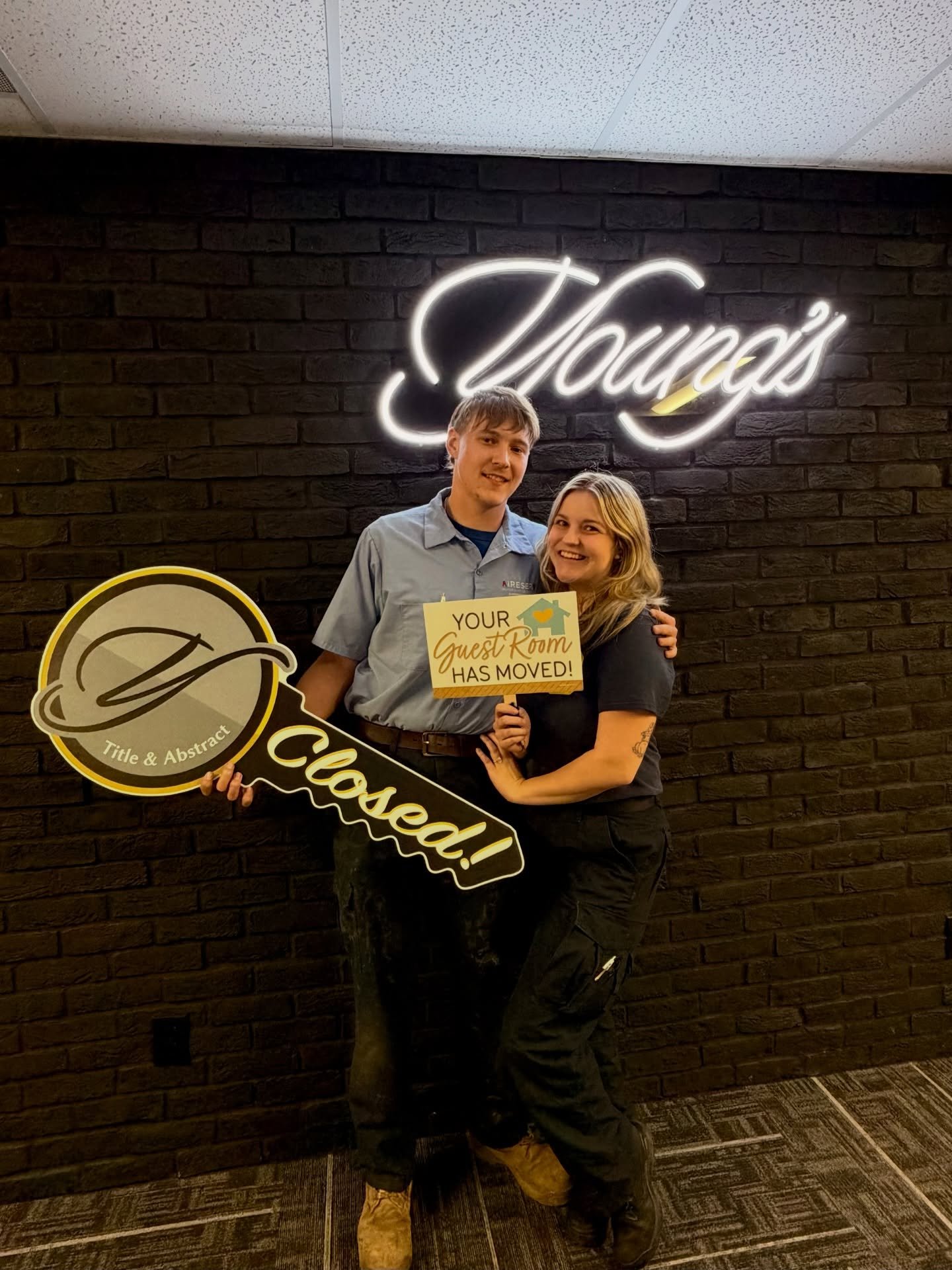 Big day for these two! 🔑 Their first home together AND getting married this year&hellip; it doesn&rsquo;t get much better than that.

I&rsquo;m so proud of you both, and this is just the beginning of a really special chapter. 🧡

A special thanks to