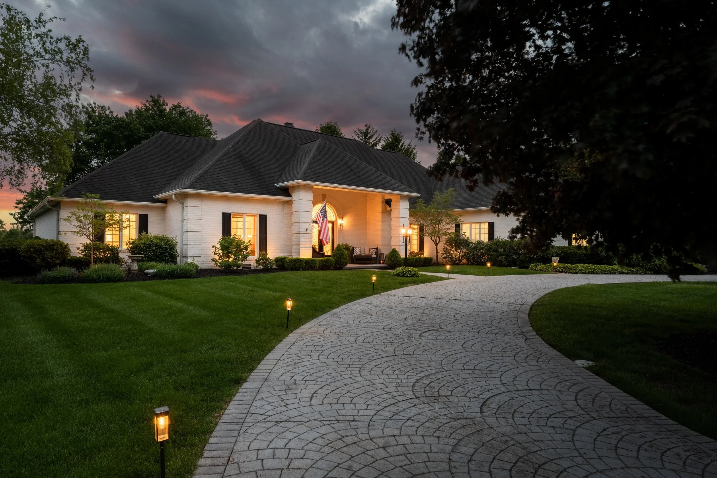 Just listed in Woodland Trails, and this is one you WILL NOT want to miss! 😍

Welcome to 7109 W. Saint Andrews Avenue in Yorktown. 🏡

This is a true standout property with the kind of curb appeal, custom design, and setting that immediately turns h