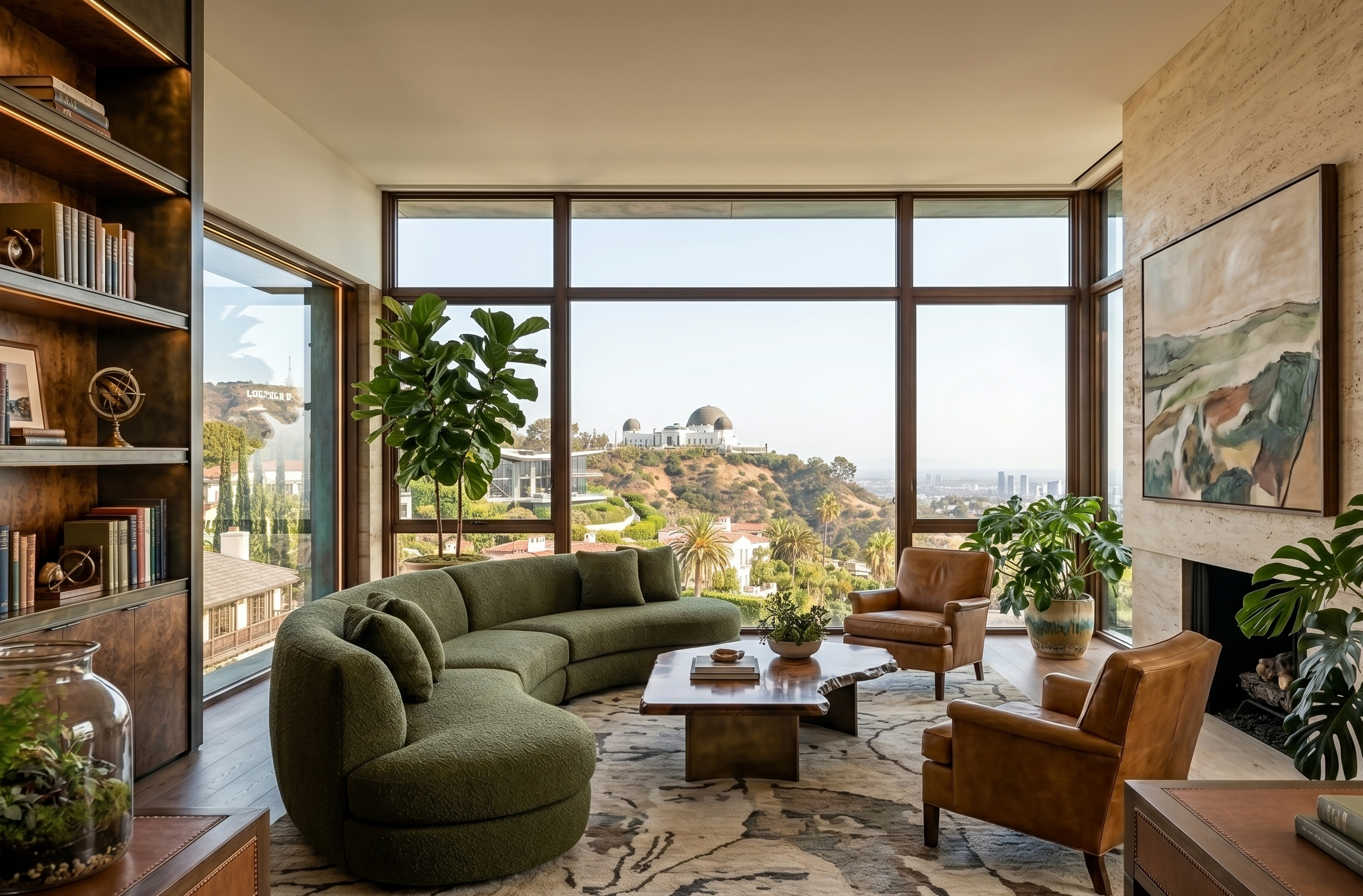 Modern Heritage: Interior Design Concepts for a Los Feliz Hillside Estate