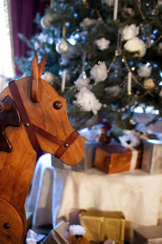 Photo by: Brad Nicol
A hand-crafted rocking horse is fabricated using the finest quality hardwoods and real leather.