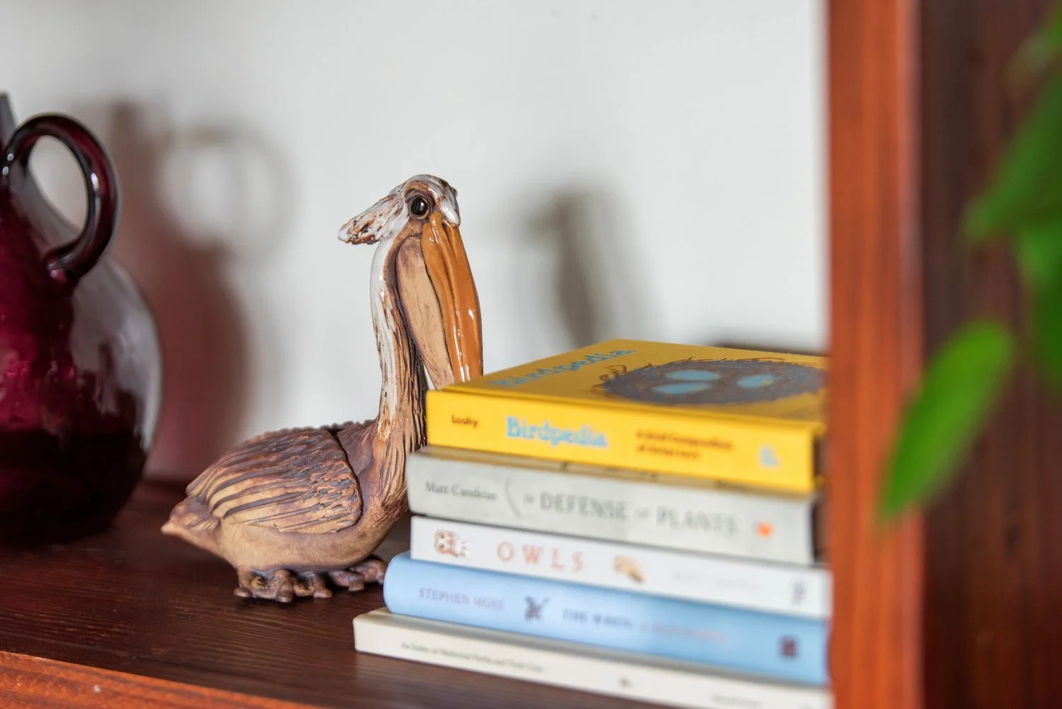 Photo by: Steven Dewall
This vintage handmade ceramic pelican is a unique artisan-made piece that displays skilled craftsmanship in this collection of ceramic bird figurines.