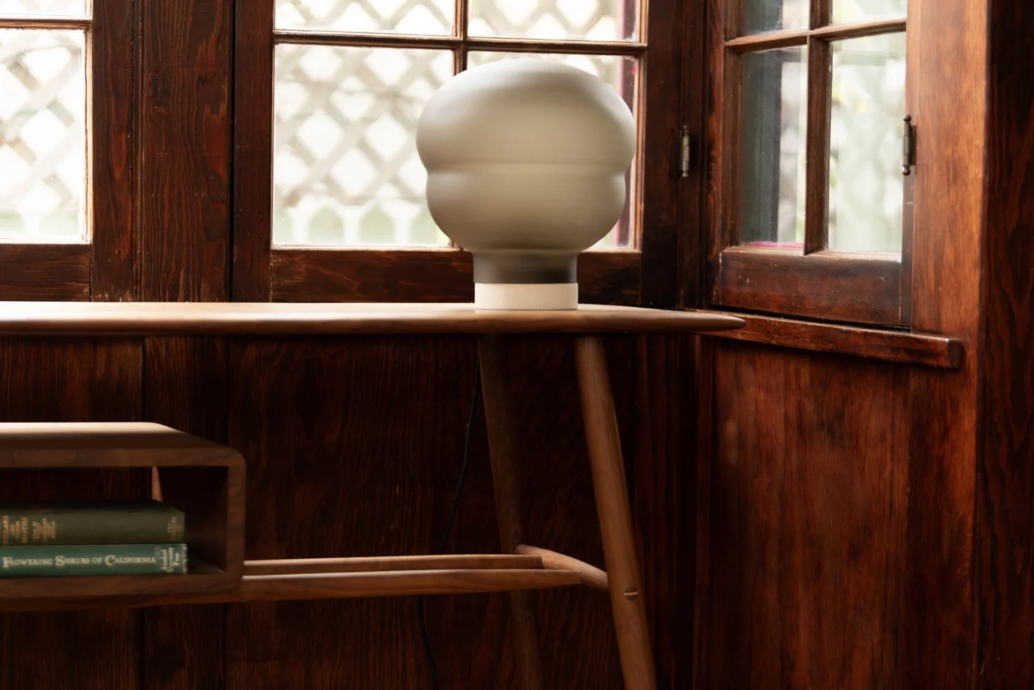 Photo by: Steven Dewall
Nature-inspired decorative objects are incorporated throughout the room in figurative and abstract forms.