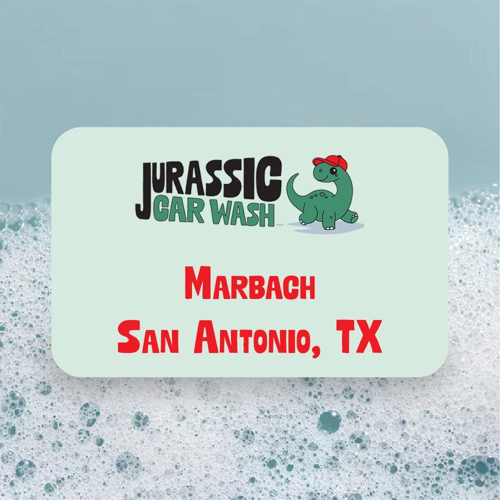 Jurassic Car Wash Gift Card – Marbach