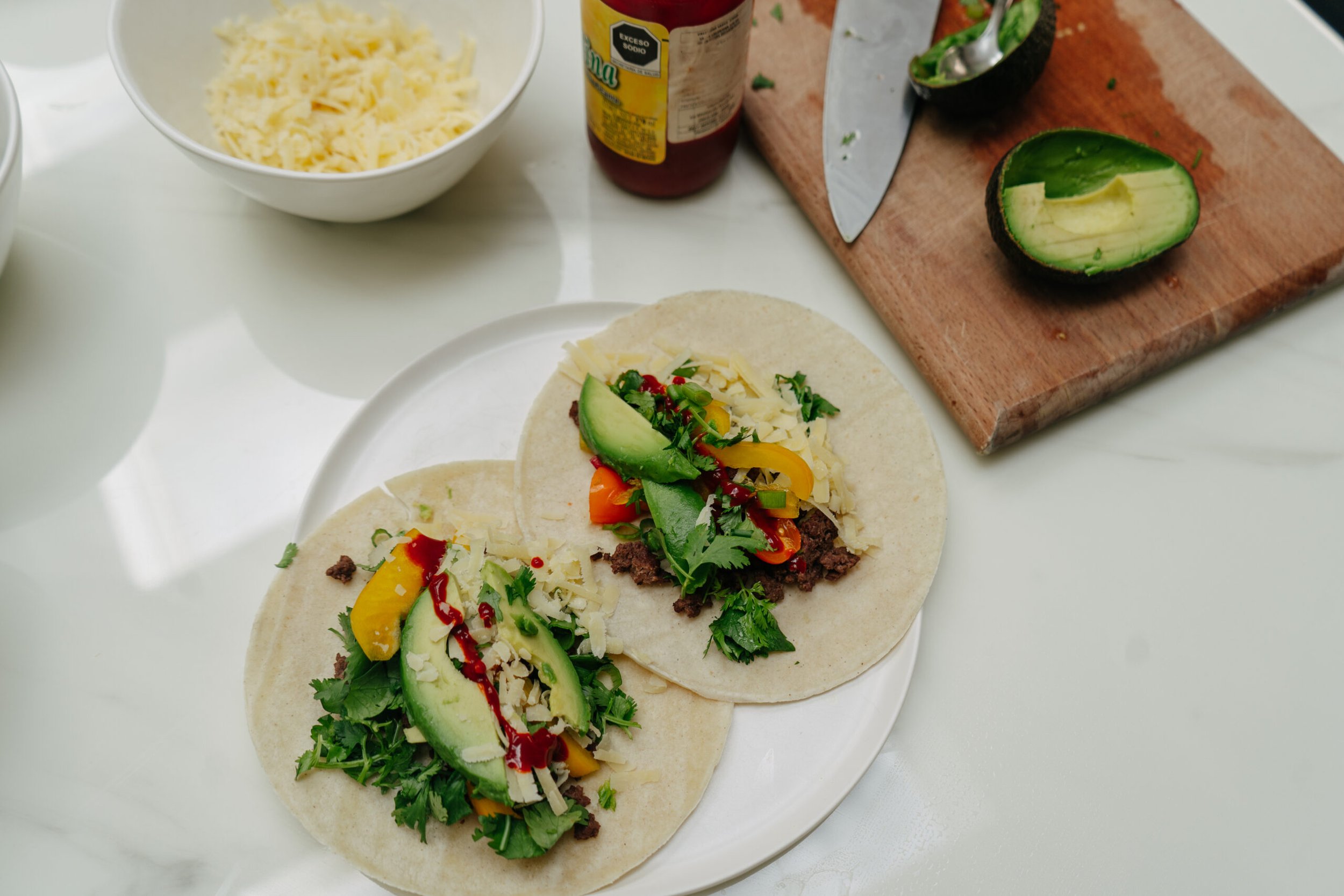 take it easy meat tacos