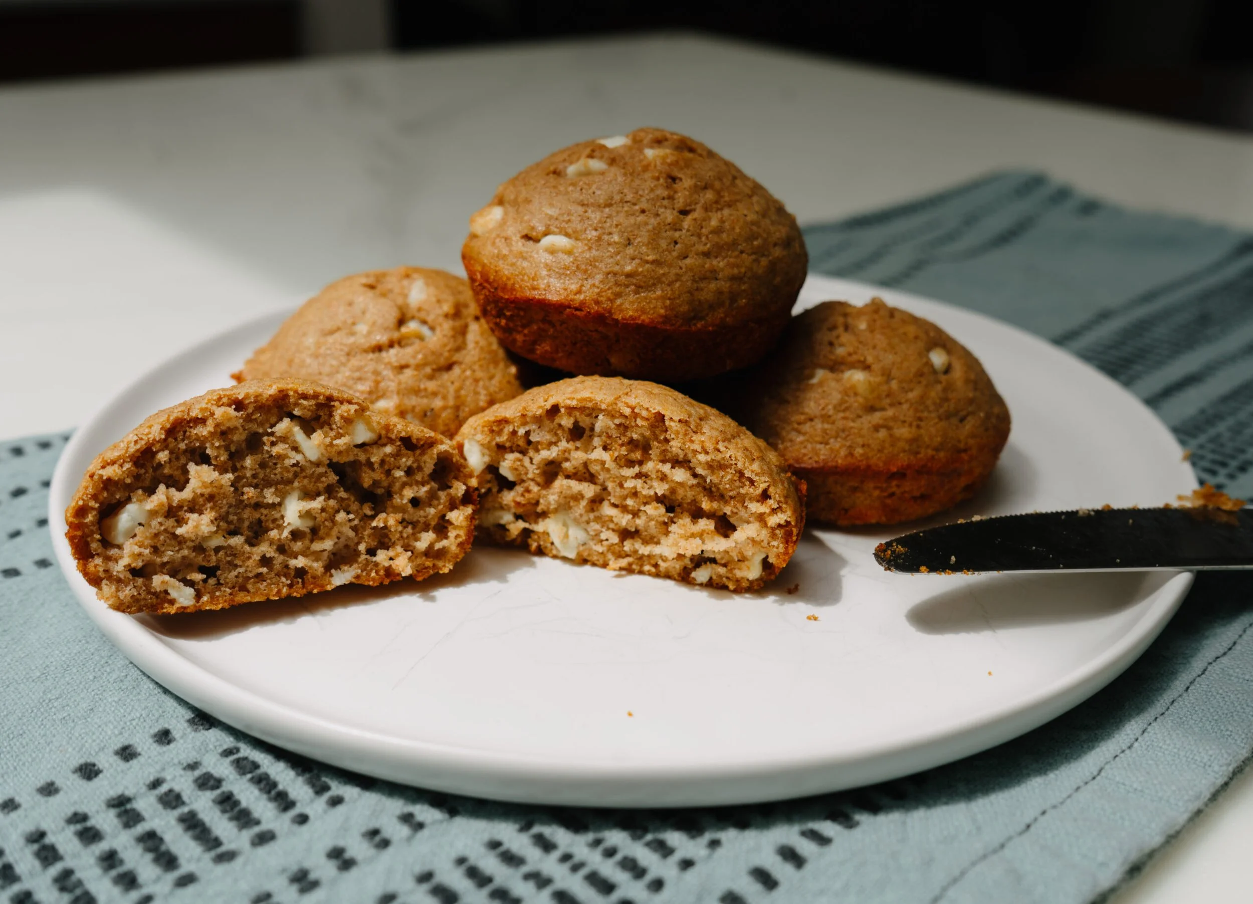 waffle muffins with cottage cheese
