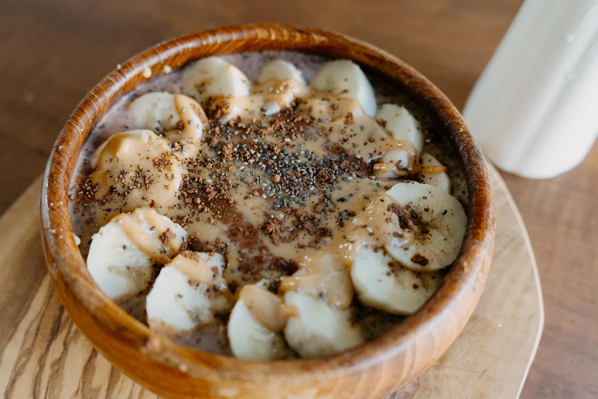 chocolate peanut butter chia pudding