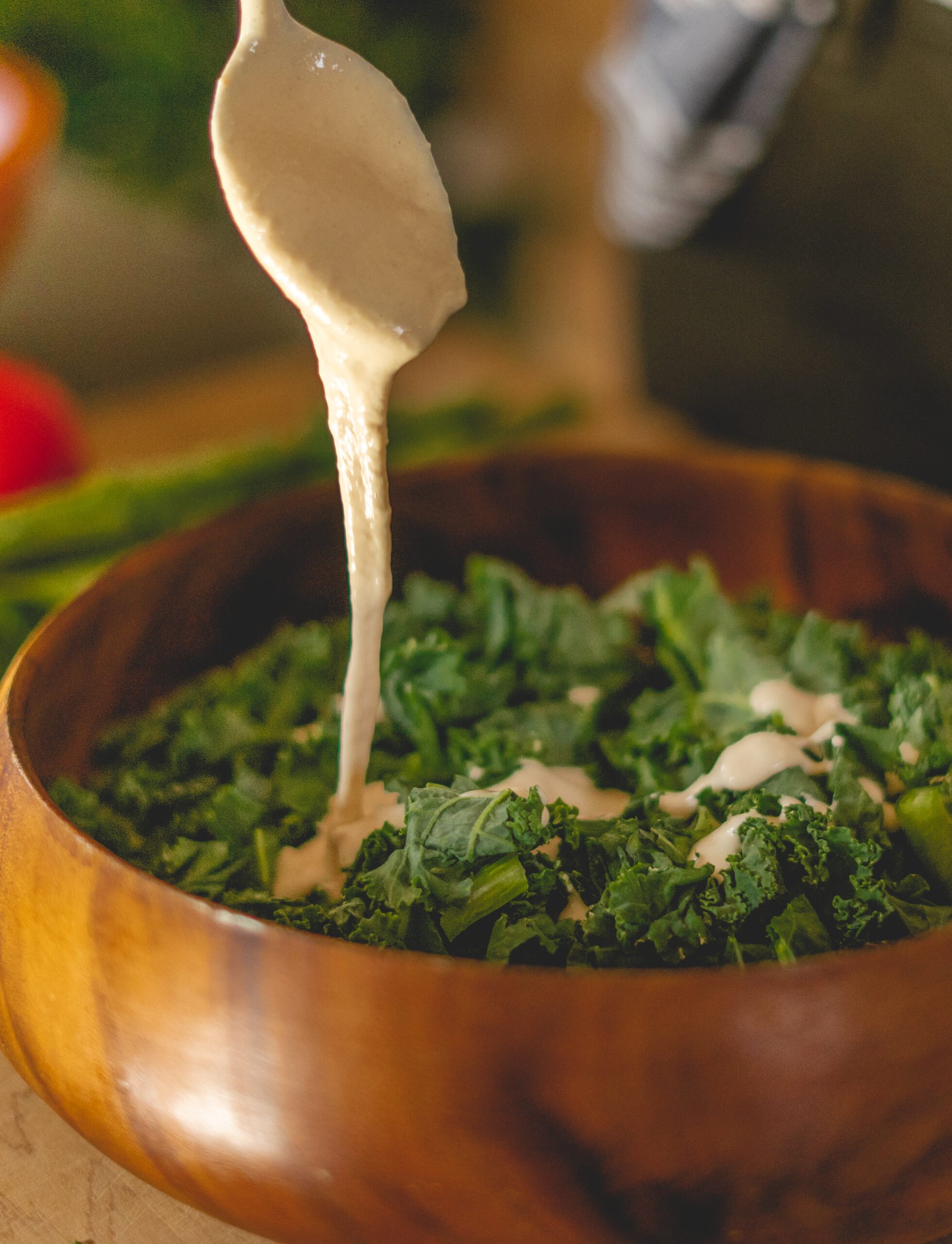 famous 1 minute tahini dressing