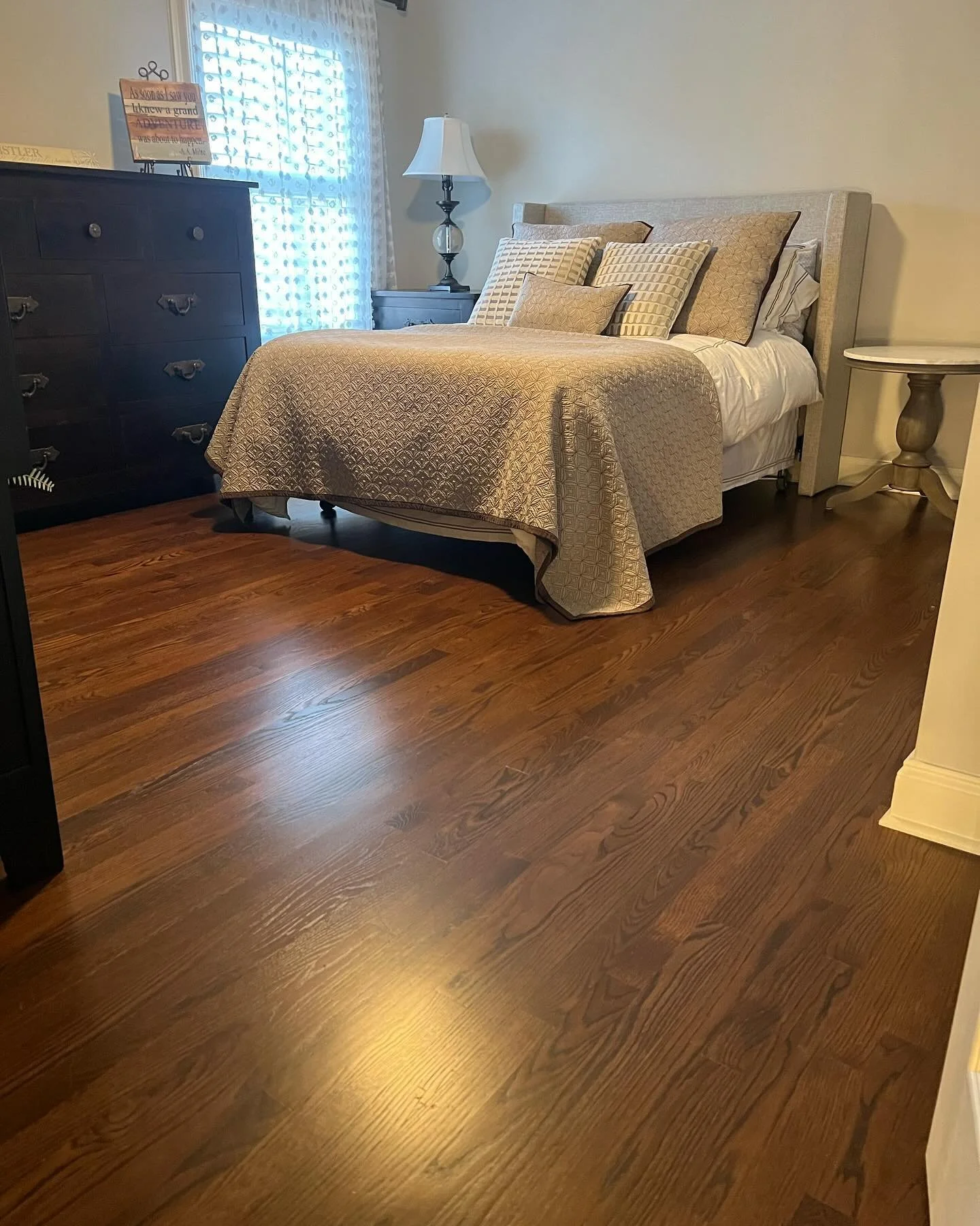 It&rsquo;s a rare treat to go back and see how our floors have been holding up. Two years later these floors look almost new. A quality wood floor will feel better under your feet and out perform any other type of flooring. #realwoodfloors #frasersha