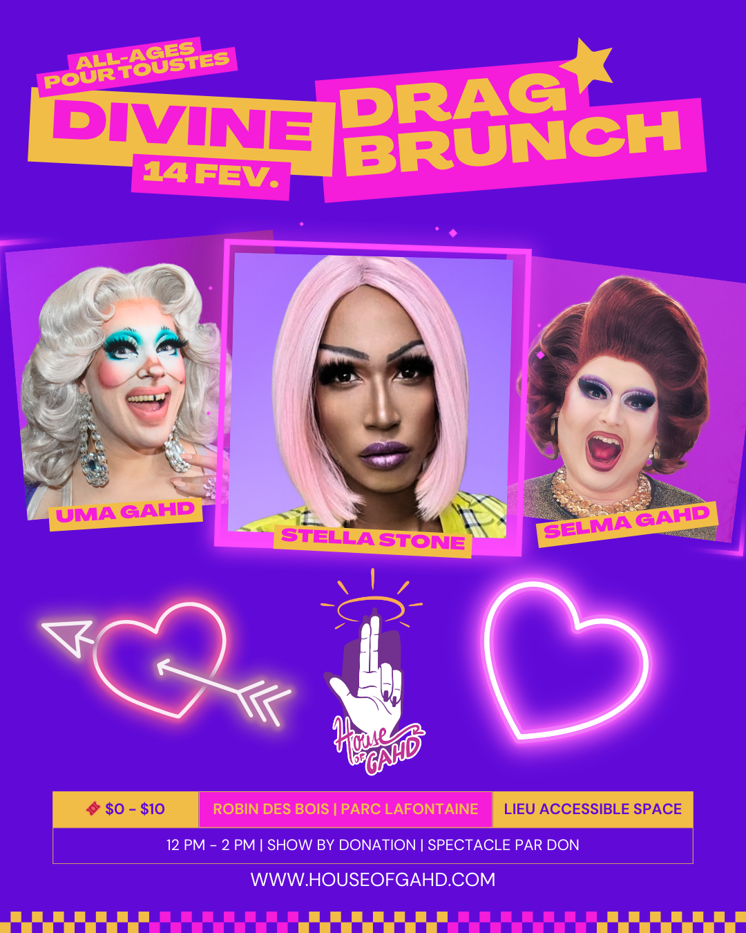 Divine Drag Brunch with Uma Gahd and Selma Gahd