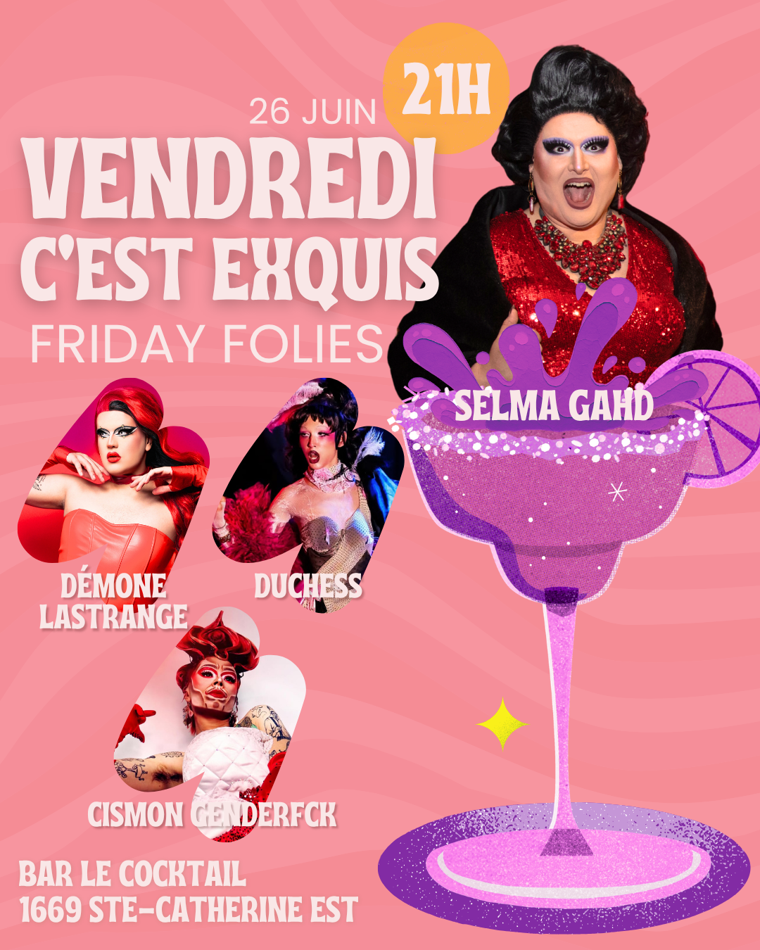 Friday Folies / Vendredi c’est exquis