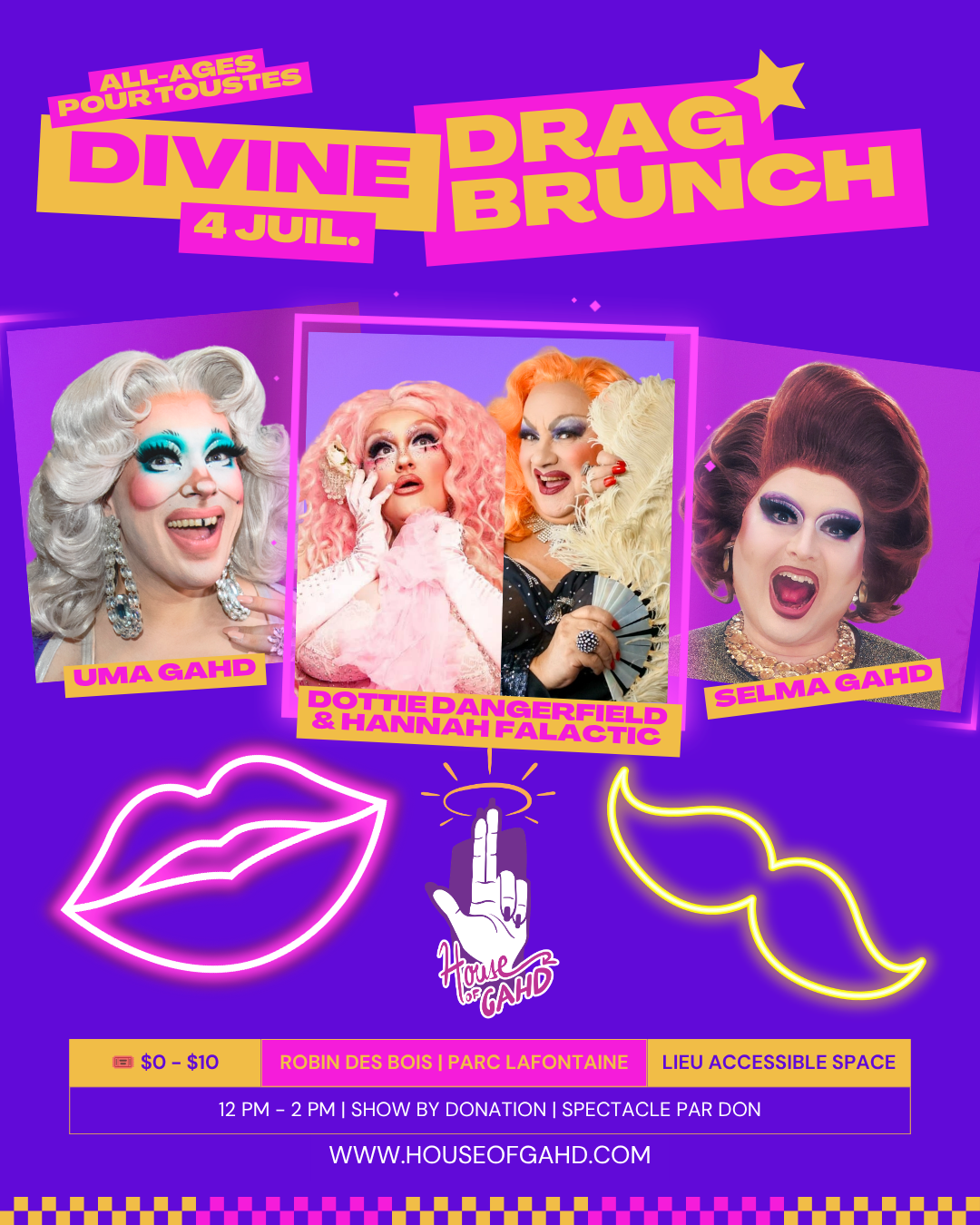 Divine Drag Brunch with Uma Gahd and Selma Gahd