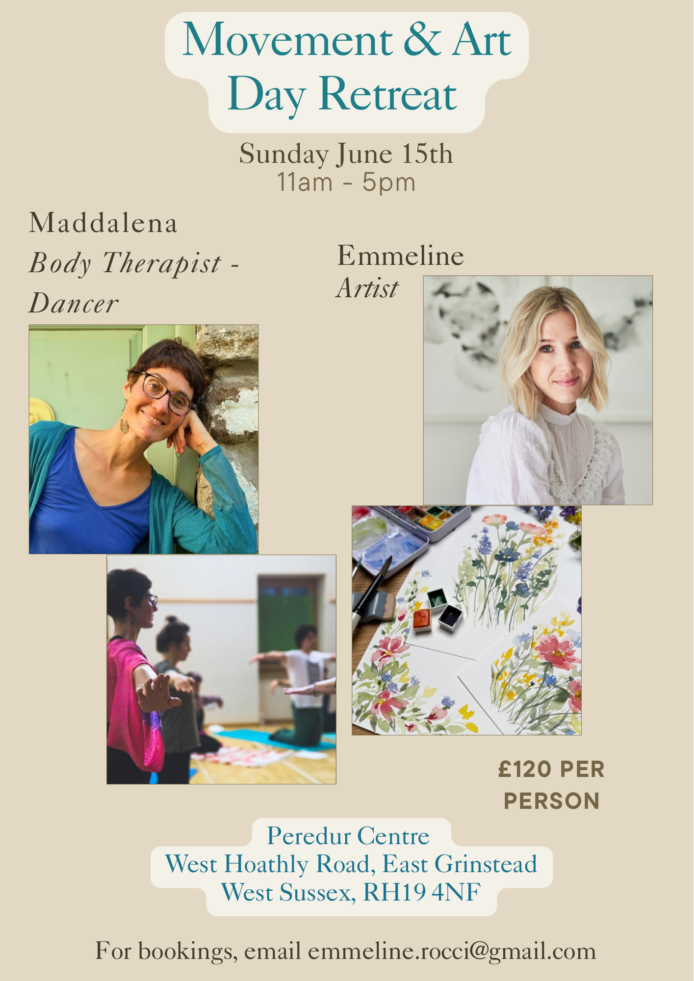 Movement & Art Day Retreat - West Sussex