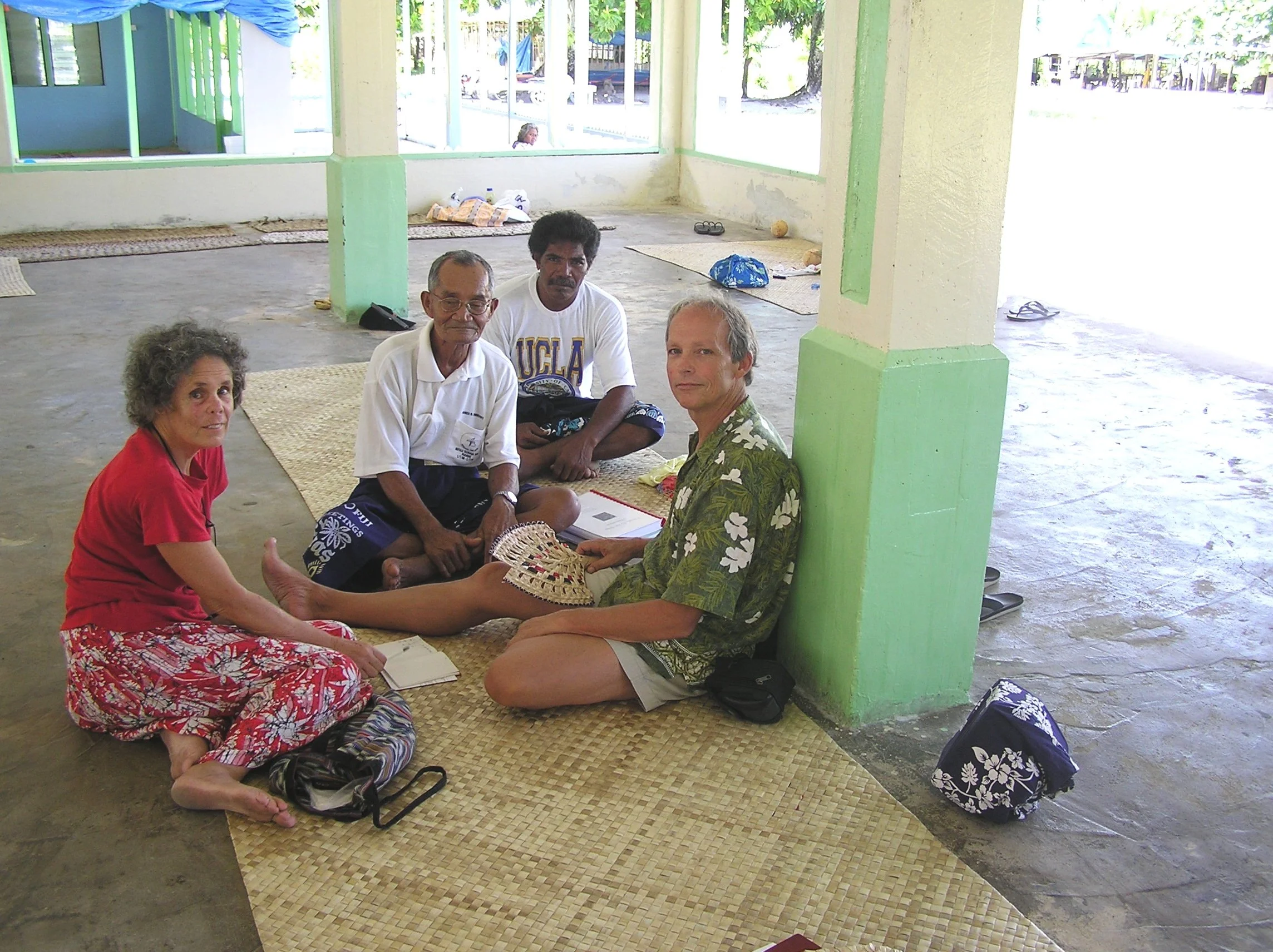 In the Nanumea Ahiga with Sue