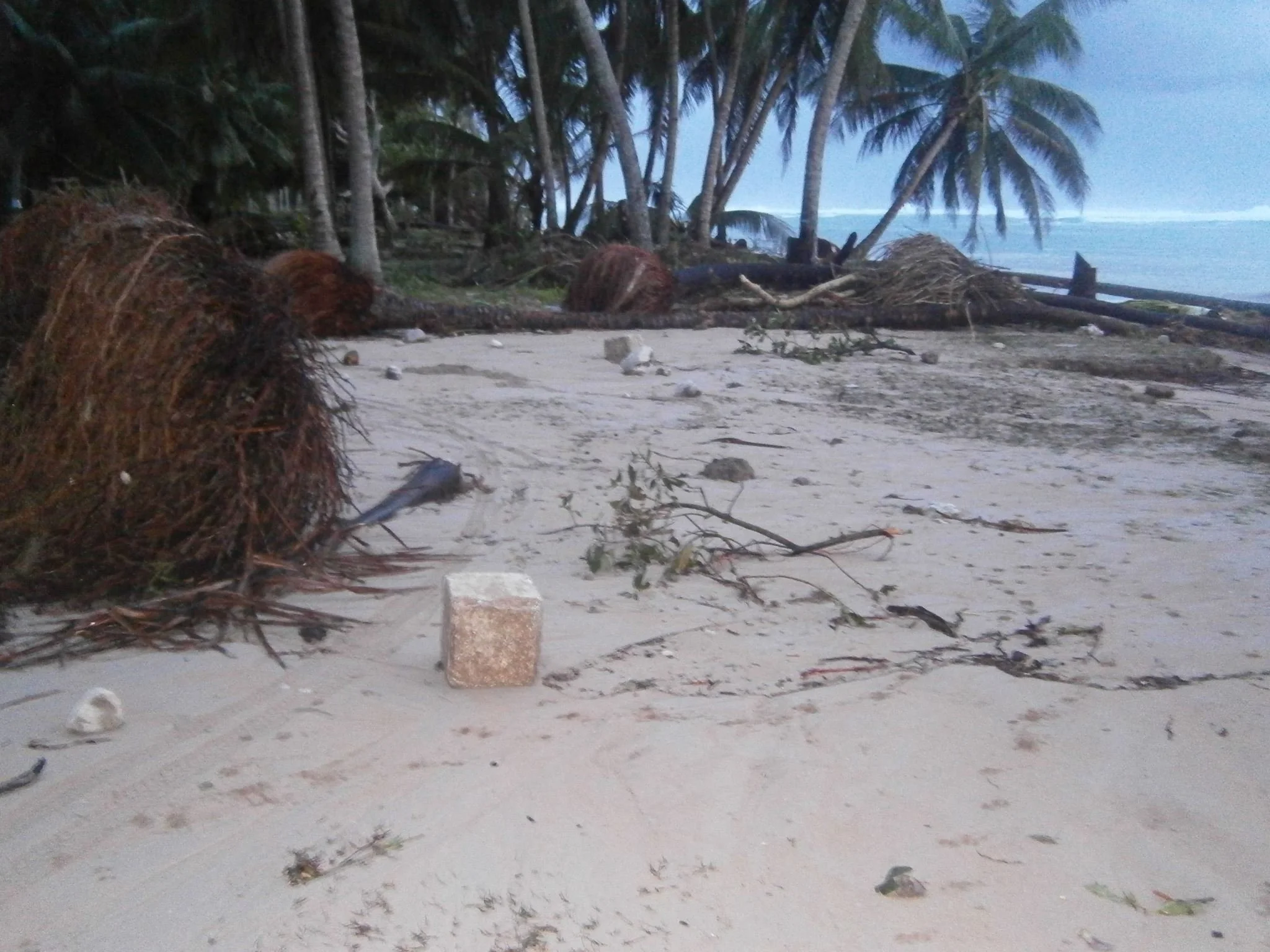 Small cemetery near Hahake wiped bare