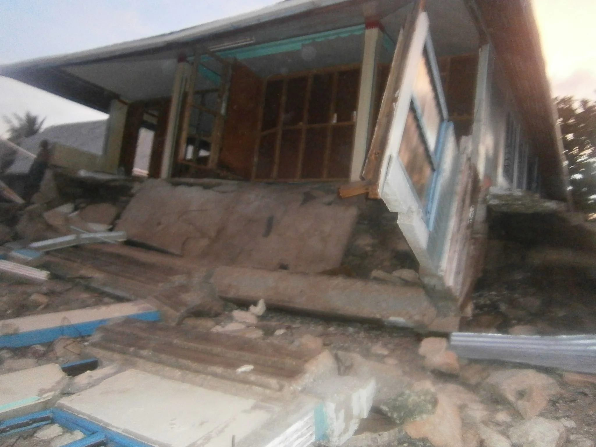 Loto Tahi church guest house and meeting house destroyed