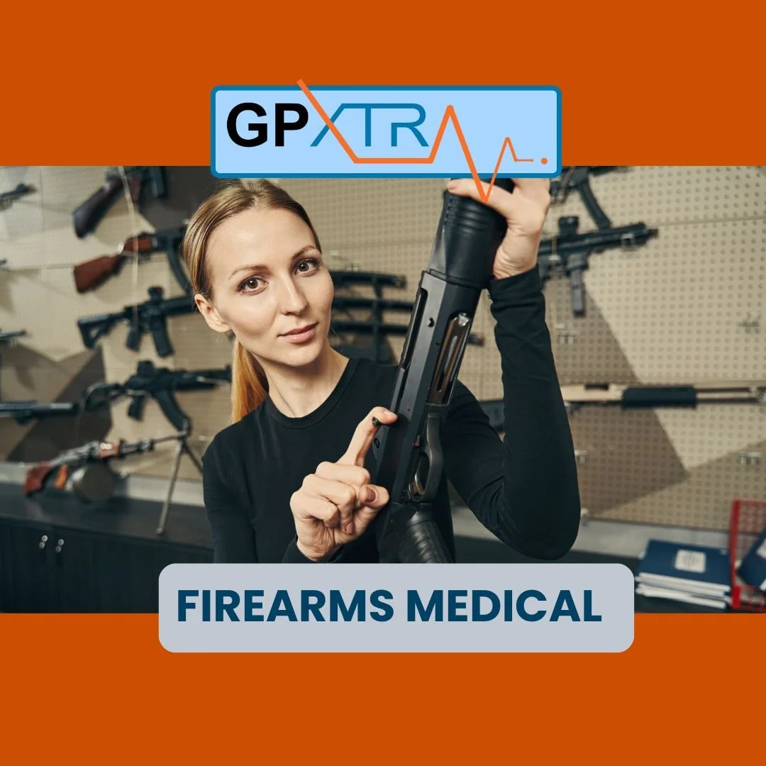 Firearms medical examination service at GPXtra