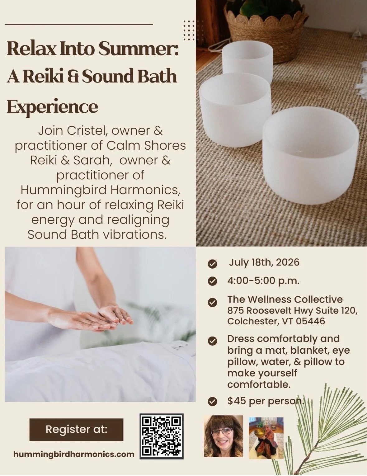 Relax Into Summer: A Reiki & Sound Bath Experience