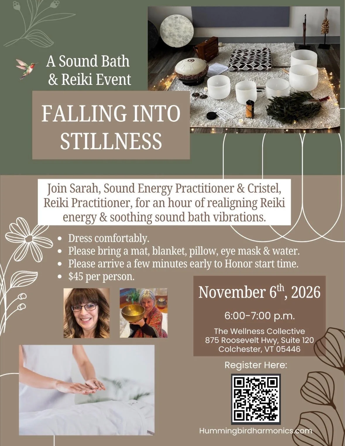 Fall Into Stillness: A Reiki &amp; Sound Bath Event