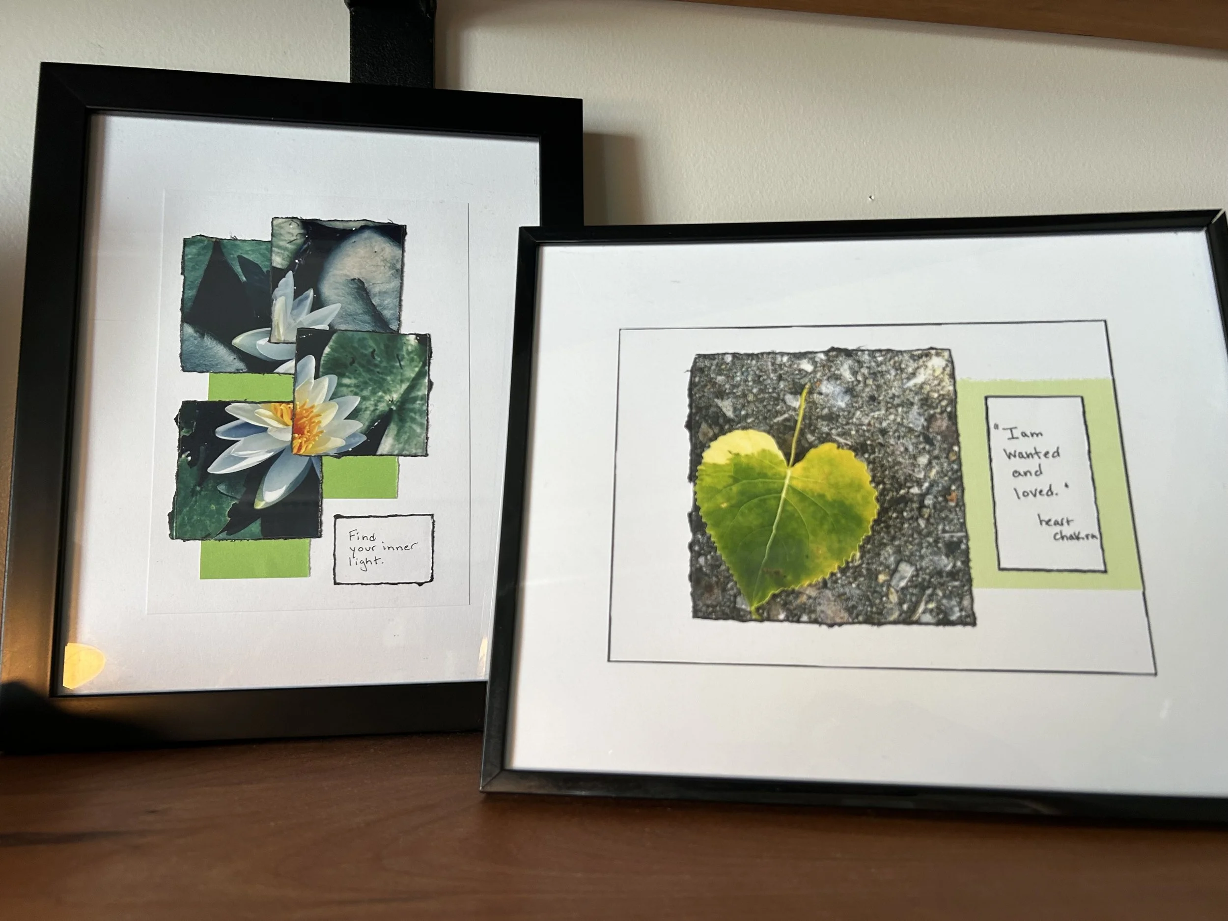 FRAMED COLLAGED ARTWORK