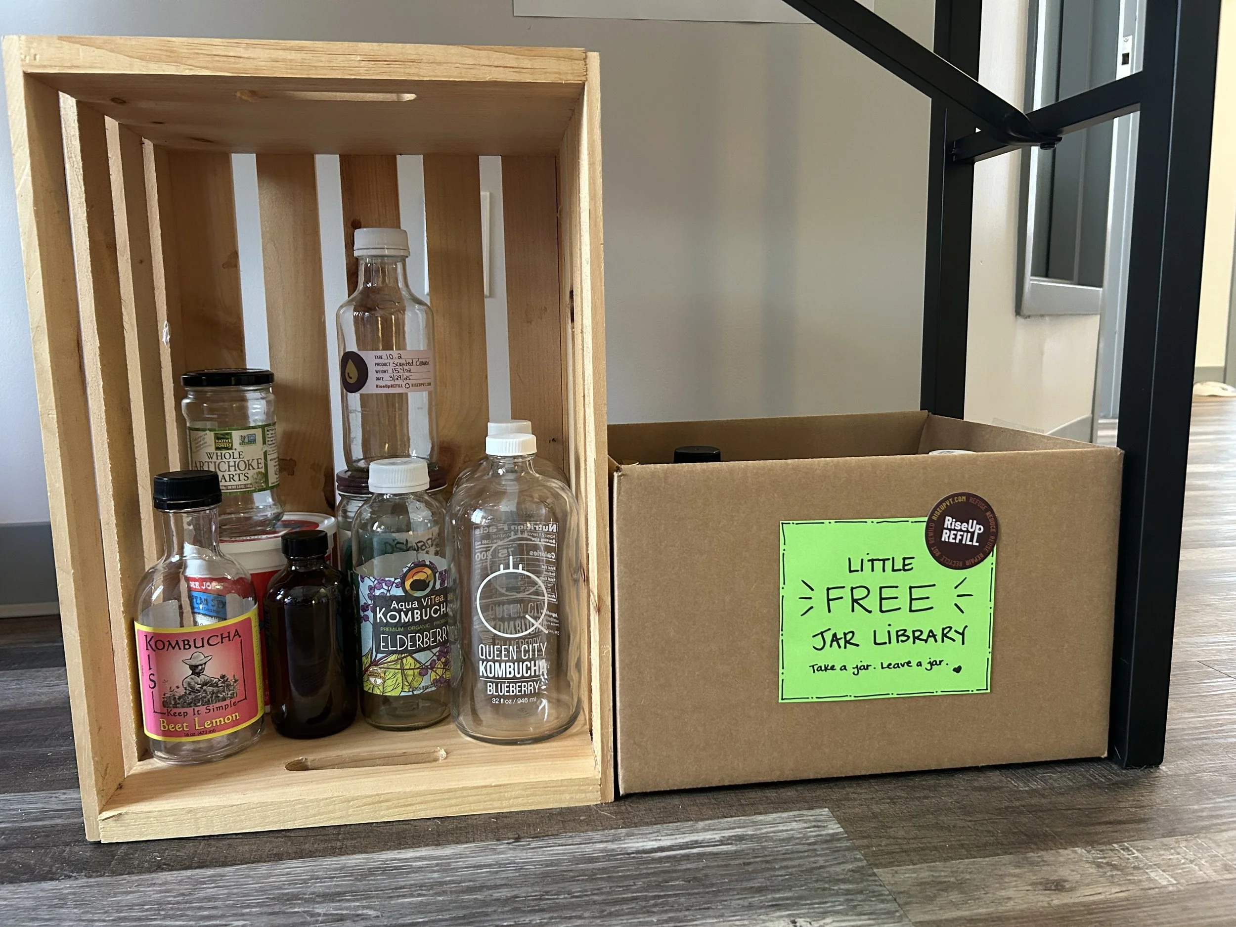 LITTLE FREE JAR LIBRARY | TAKE A JAR. LEAVE A JAR.