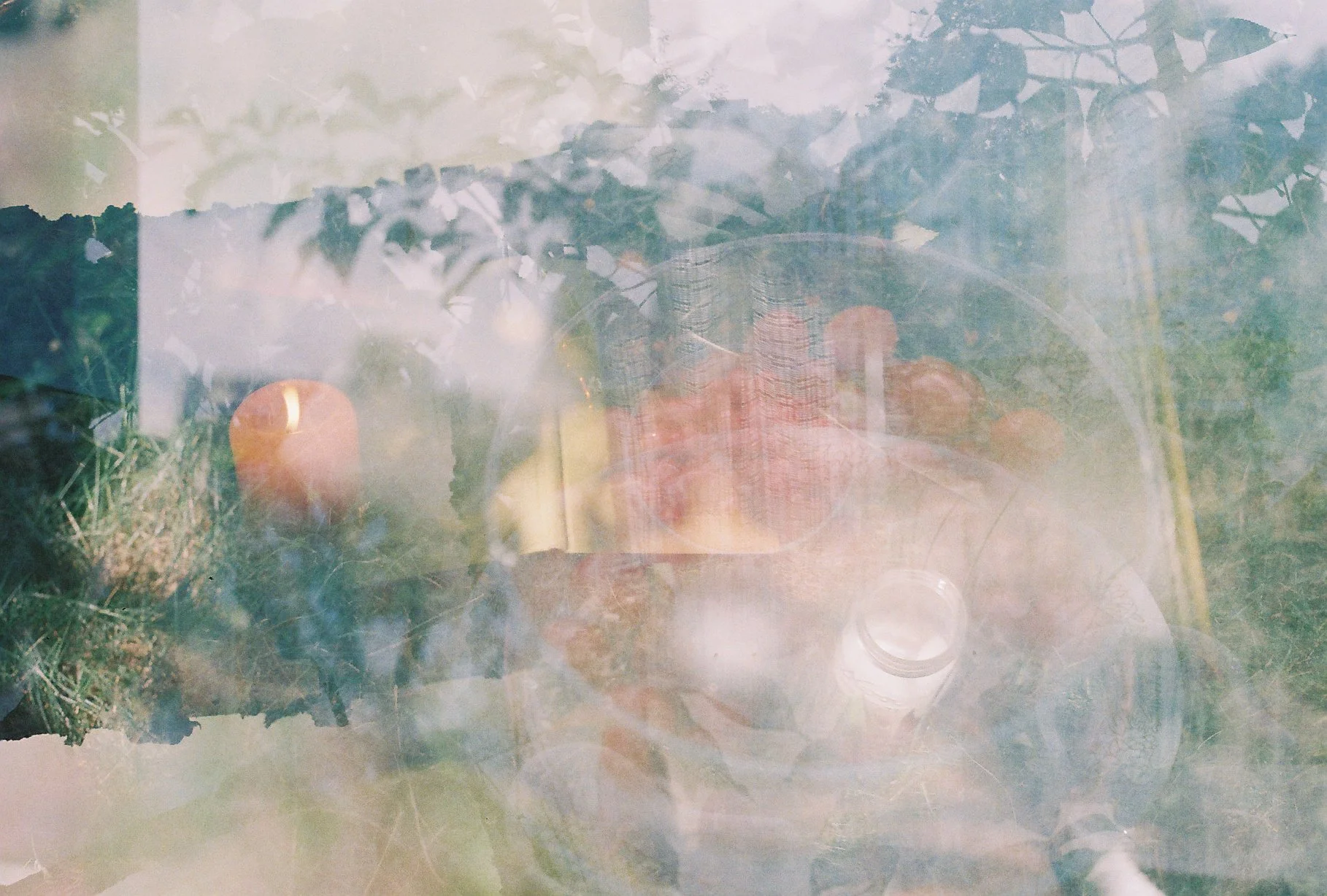 scrapbook, 35mm double exposure