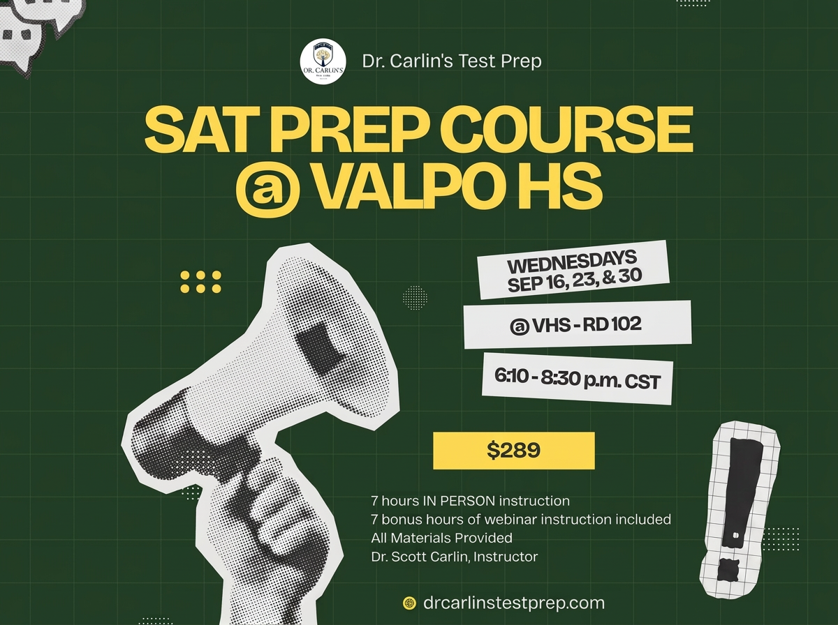 Valpo HS SAT/PSAT Prep Course  (SEP 2026)