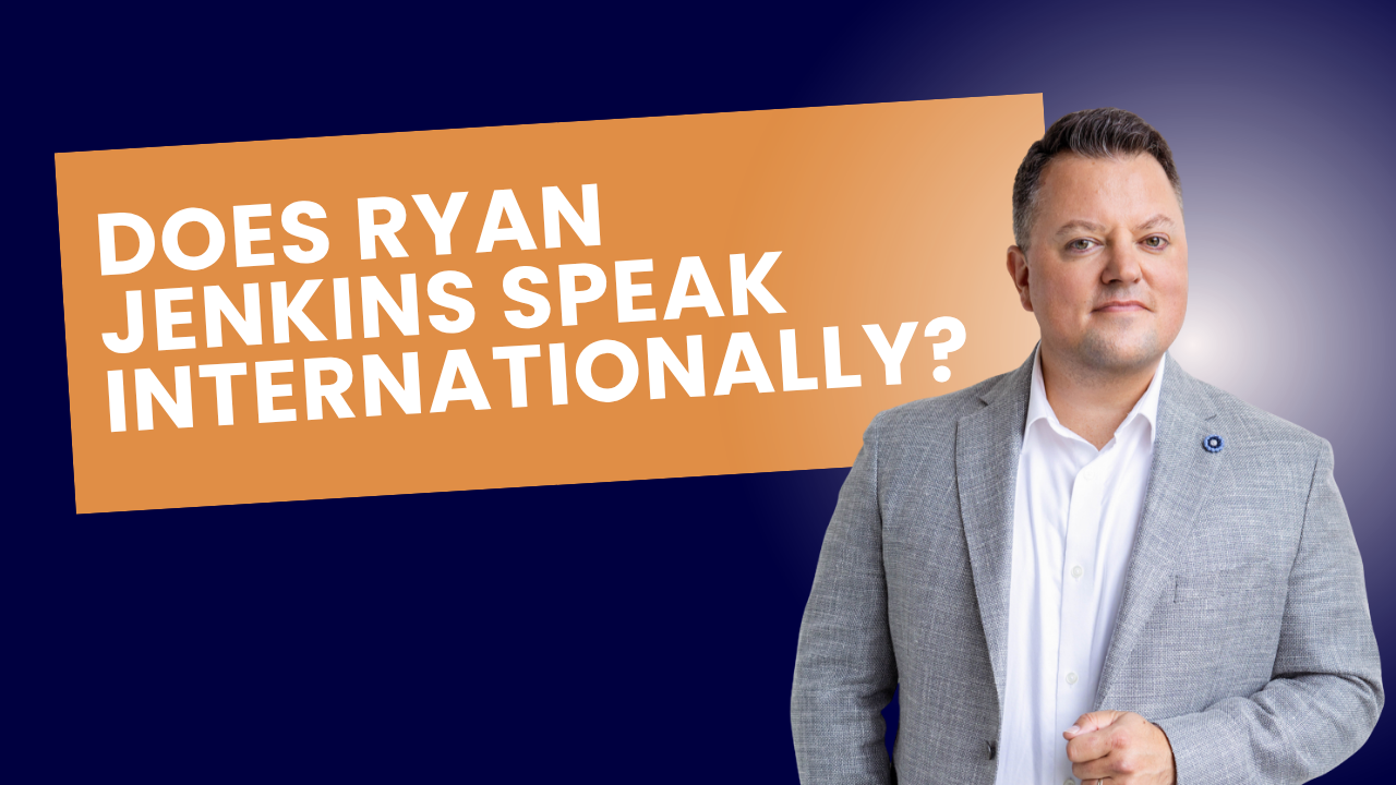 Ryan Jenkins international keynote speaker who has spoken in more than 34 countries