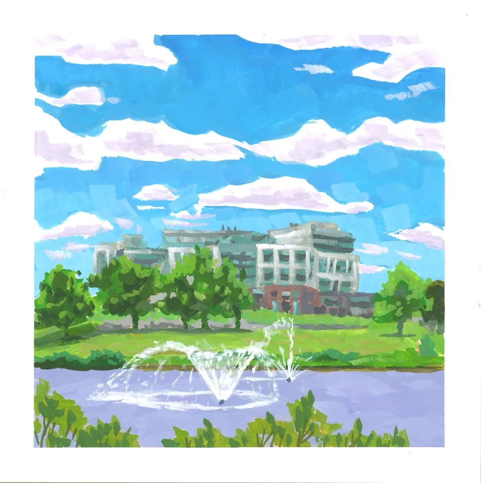The Lake Downsview park
06-08-2024, 10"x10" framed