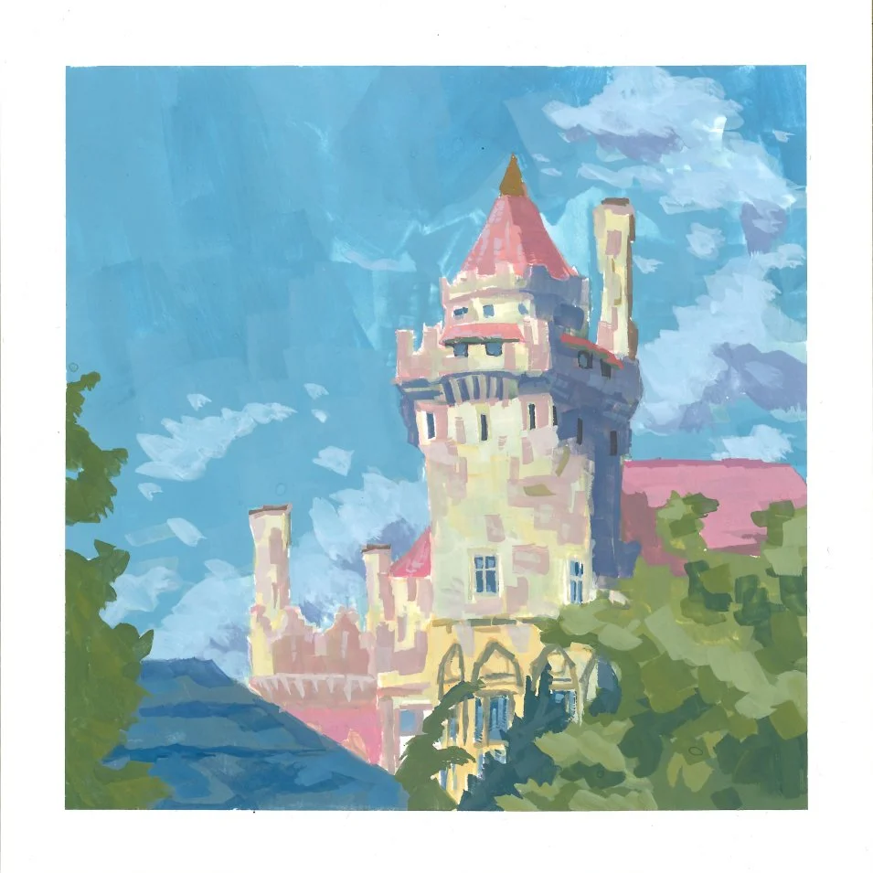 Casa Loma
07-06-2024, 10"x10"framed