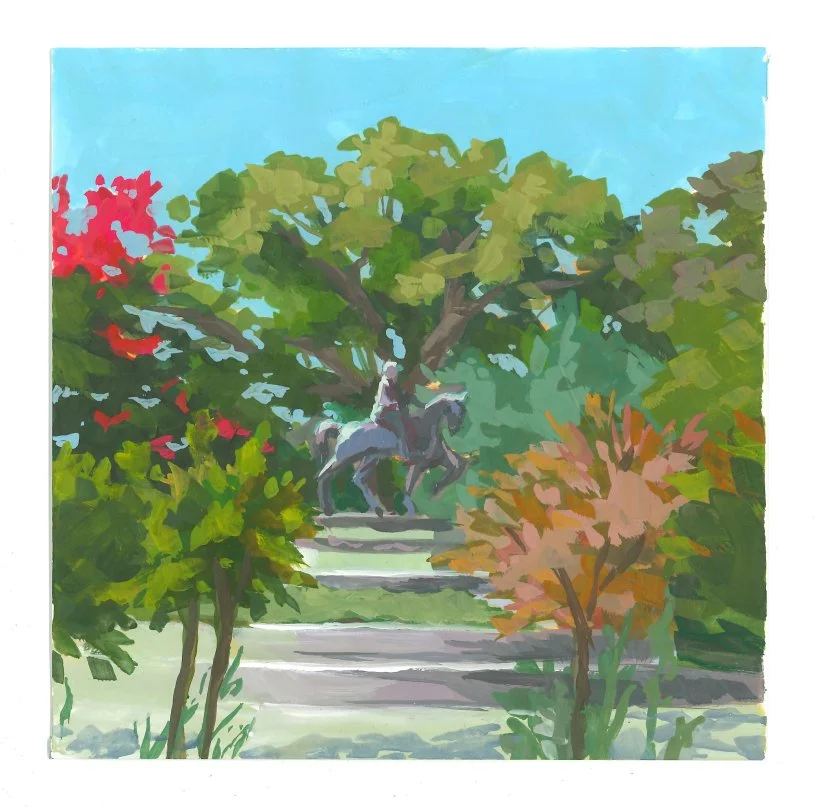 Queen's Park
09-30-2022, 10"x10" framed