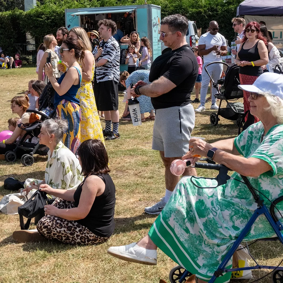 Arkley Village Fayre 2026 children's choir audience