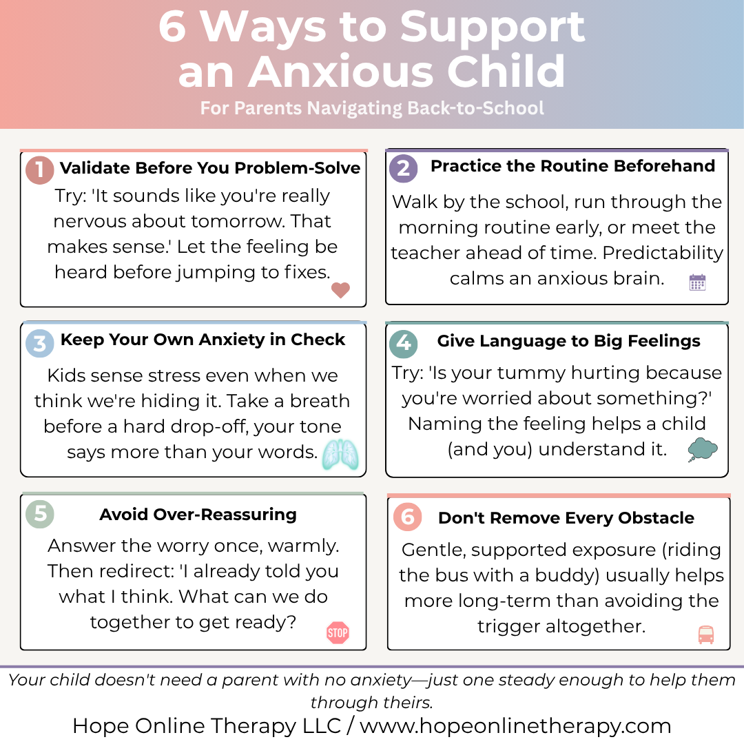 Coping with Back-to-School Anxiety: A Guide for Parents