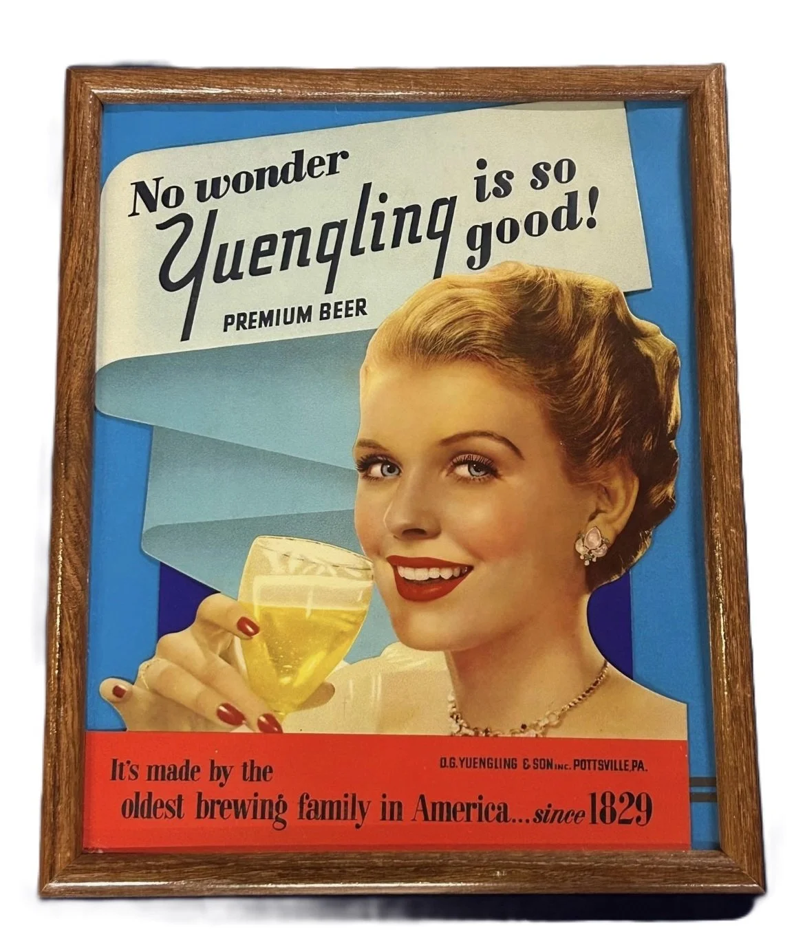 Yuengling Cardboard Sign