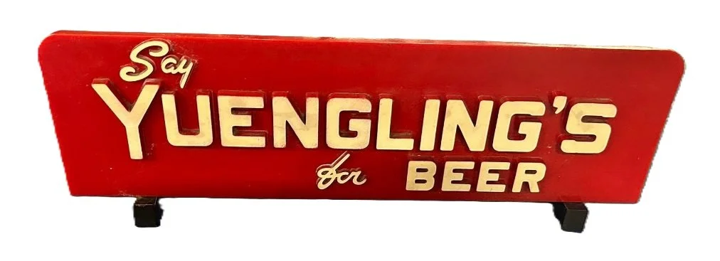 Yuengling New Old Stock Back Bar Piece.