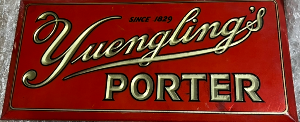 Yuengling Porter Celluloid Sign