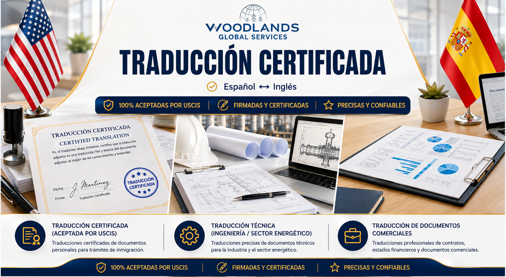 TRADUCCION CERTIFICADA WOODLANDS GLOBAL SERVICES