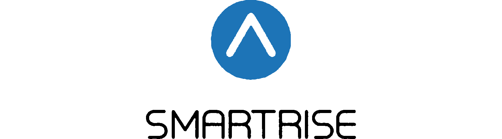 Close-up of a sign with a downward-pointing arrow in a blue circle.