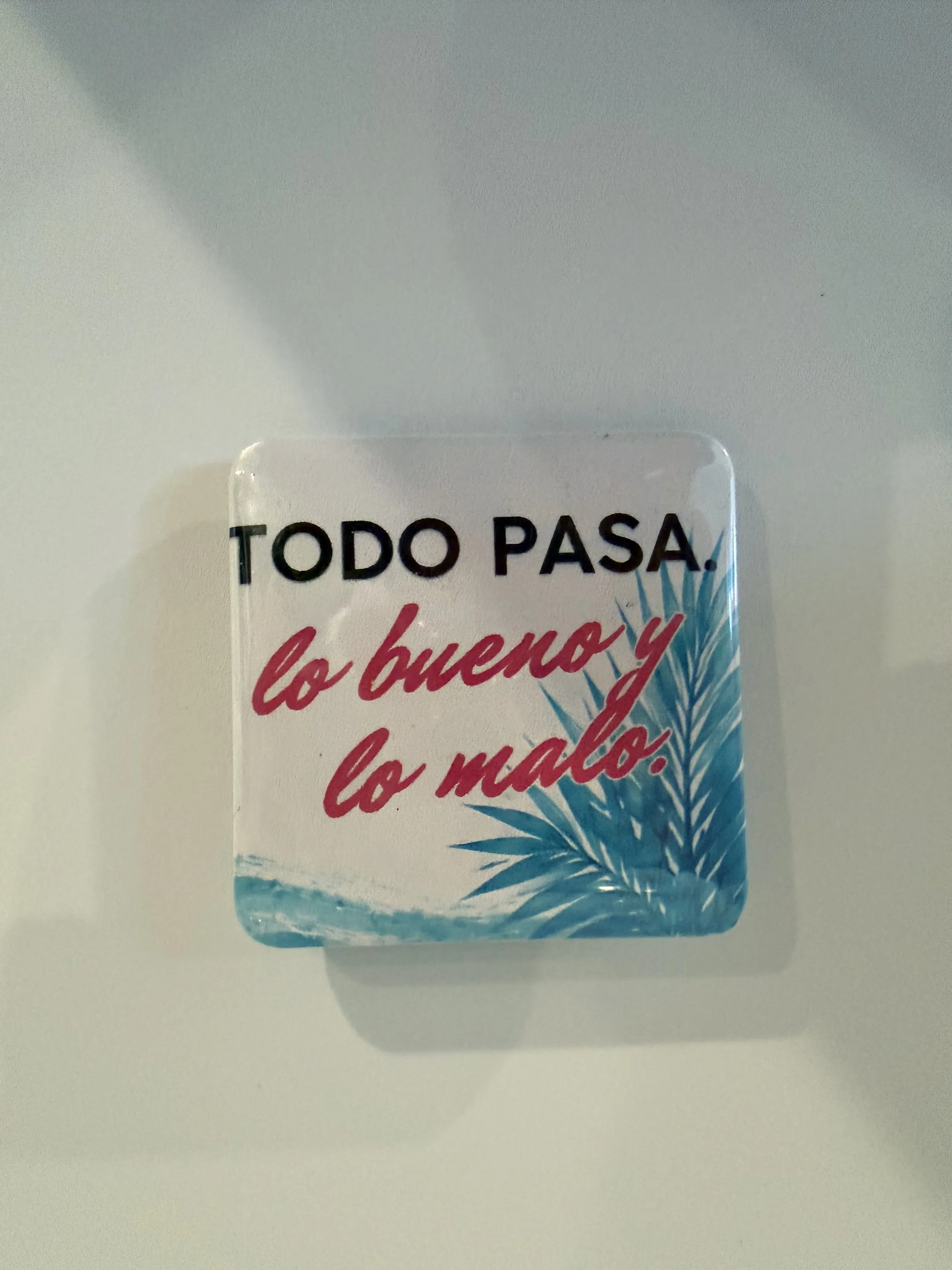 Abuela Wisdom Magnet – Todo Pasa. Lo Bueno y Lo Malo.