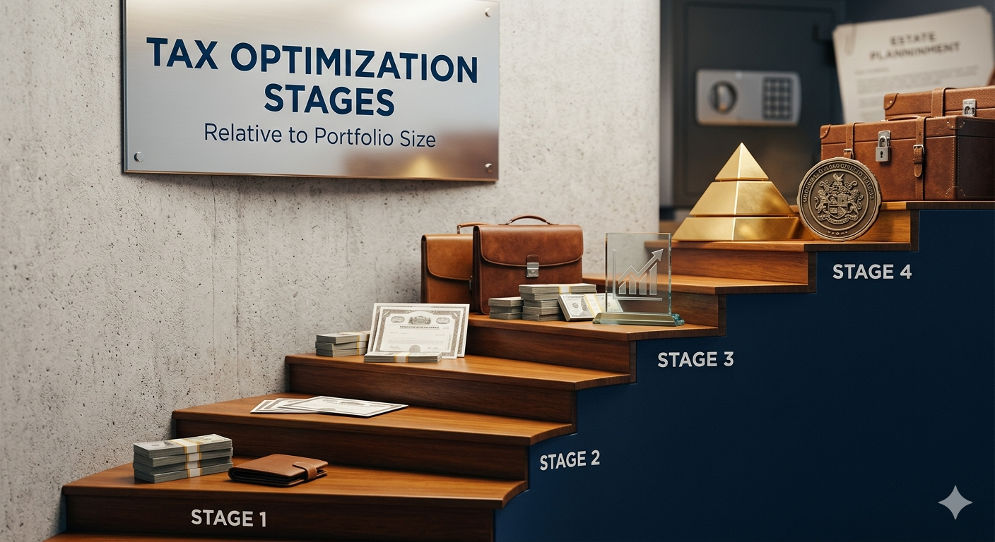 The Evolution of Efficiency: Navigating the Stages of Tax Optimization Relative to Portfolio Size