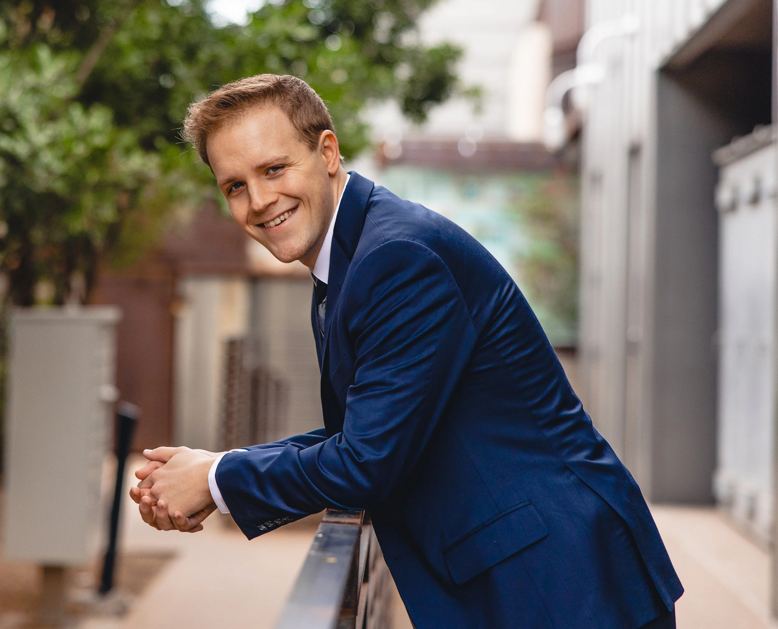 Grady Cool, Phoenix-based wealth manager and CEO of Cool Wealth Management, dressed professionally in a suit