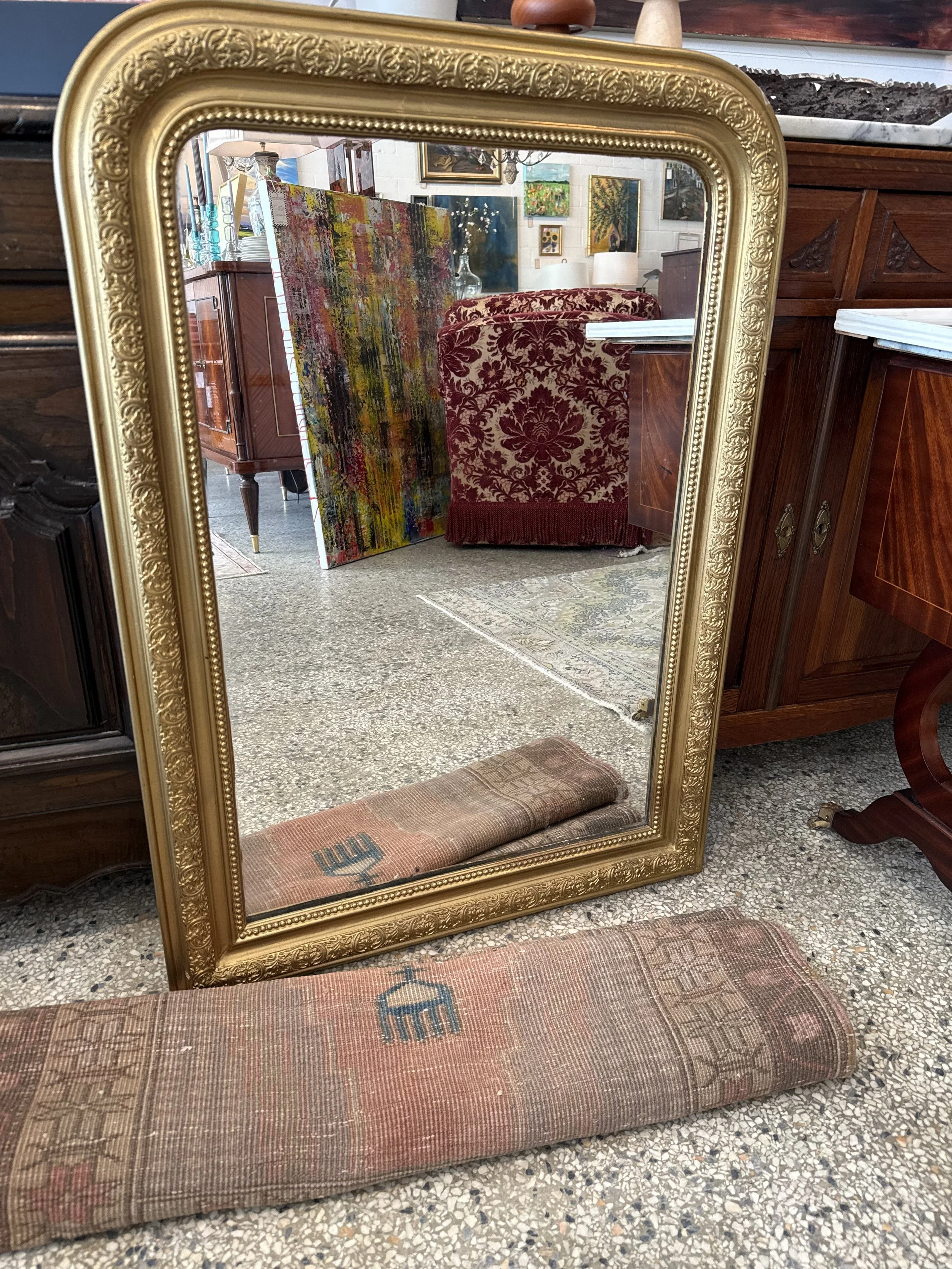 Louis Phillipe Gilded Mirror