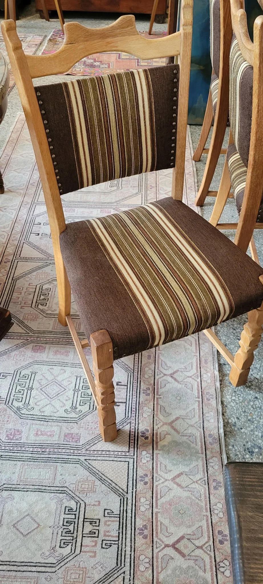 Danish Oak Set of 6 Chairs