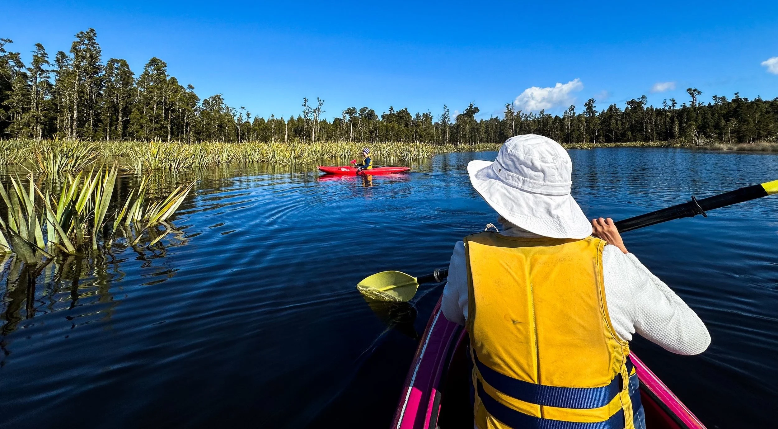 Kayaking, Lake Brunner