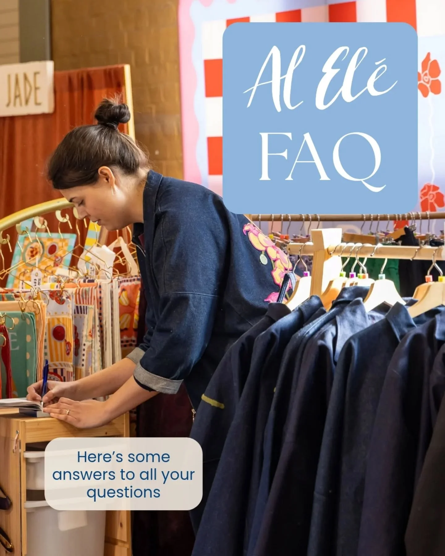 Your questions, answered ✨

If you're new to Al El&eacute;, or have been around for ages and have some things you are unsure about, I've got you covered🪡

And if you're still unsure - drop your question below or send a DM and I'll help you out ✉️

T